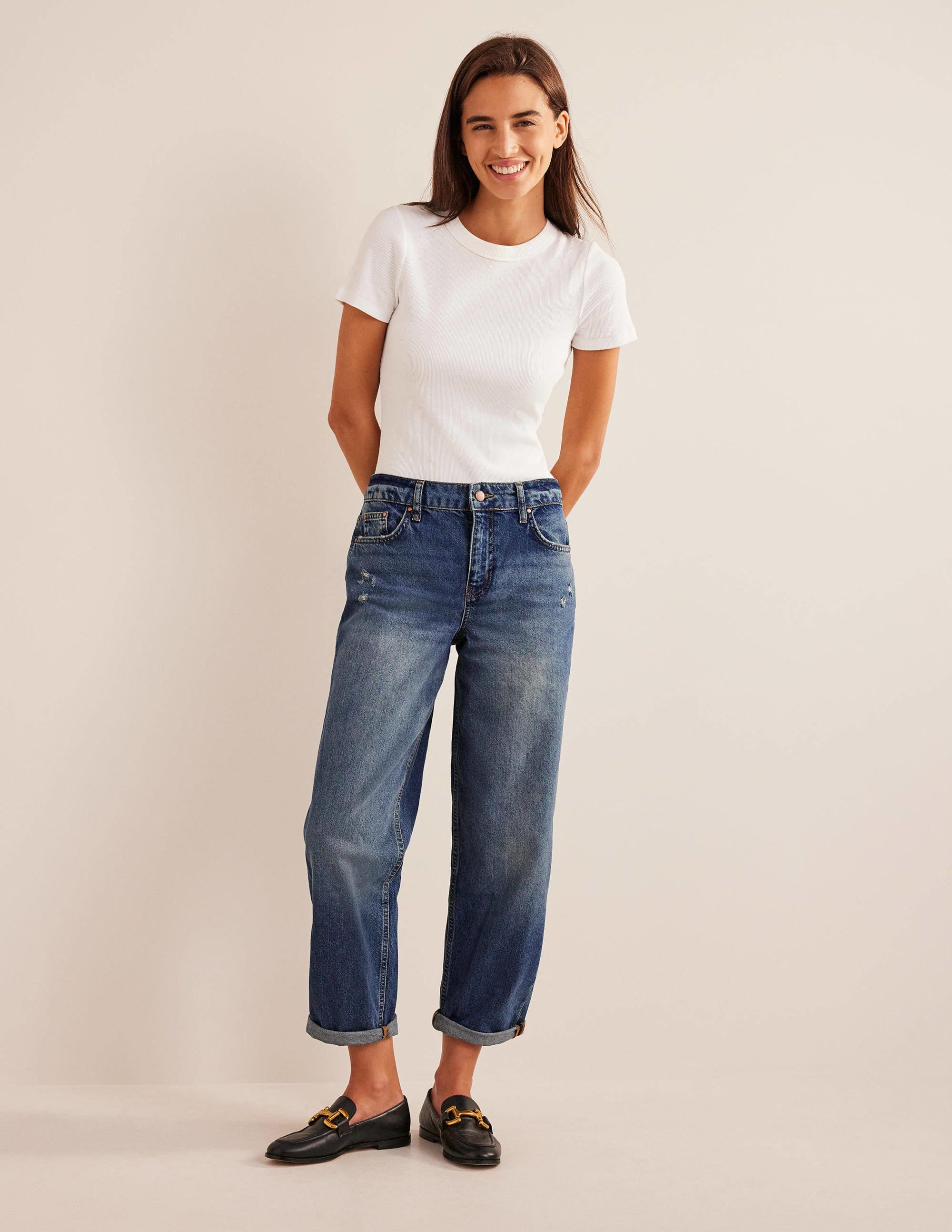 Boyfriend Jeans-Light Vintage - Image 1