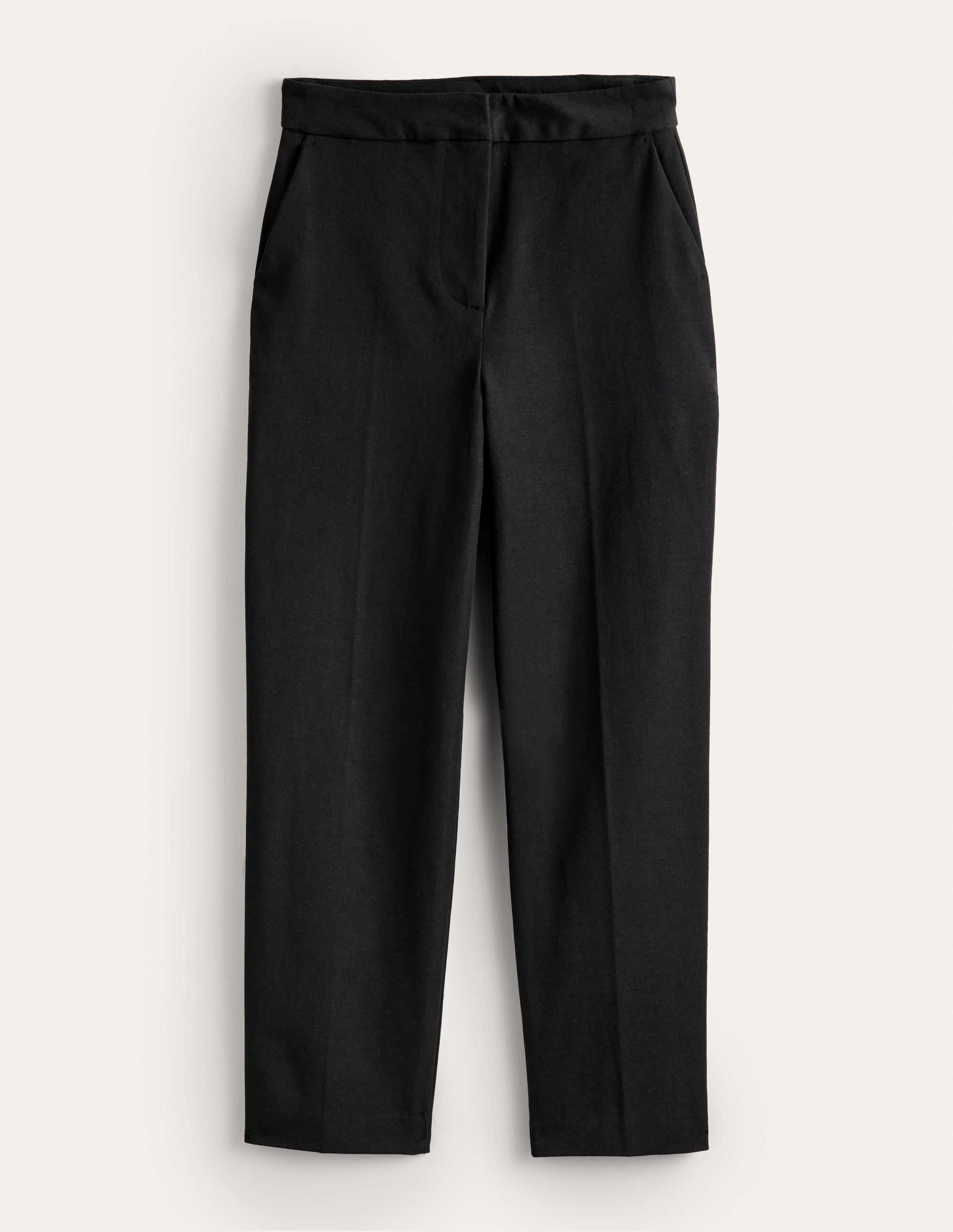 Bi-Stretch Tapered Trousers-Black - Image 6
