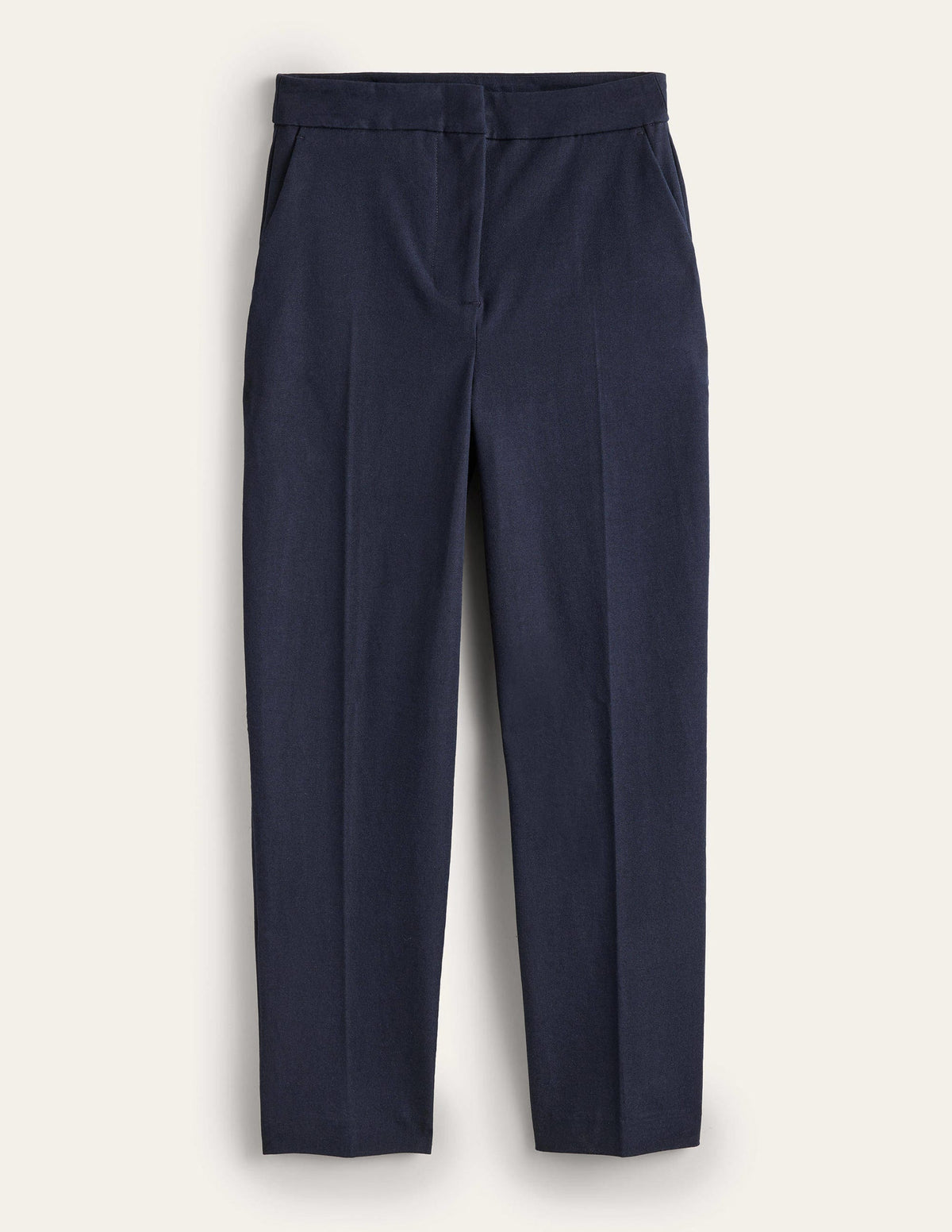 Bi-Stretch Tapered Trousers-Navy - Image 6