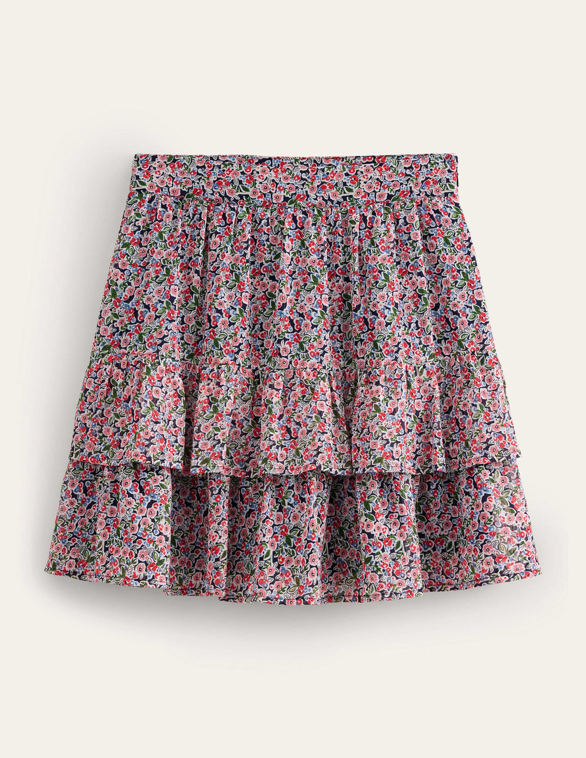 Ruffle Mini Skirt-Multi, Petal Toile-5