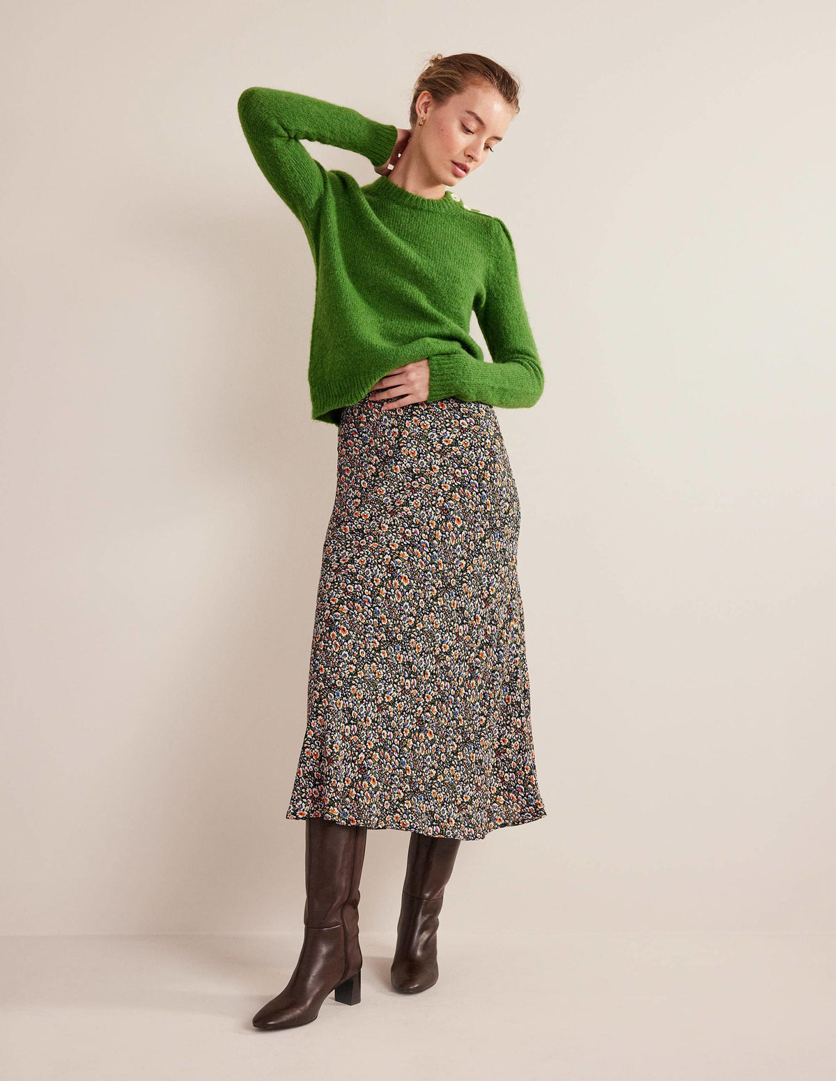 Cecelia Midi Skirt-Multi, Eden Bloom - Image 1