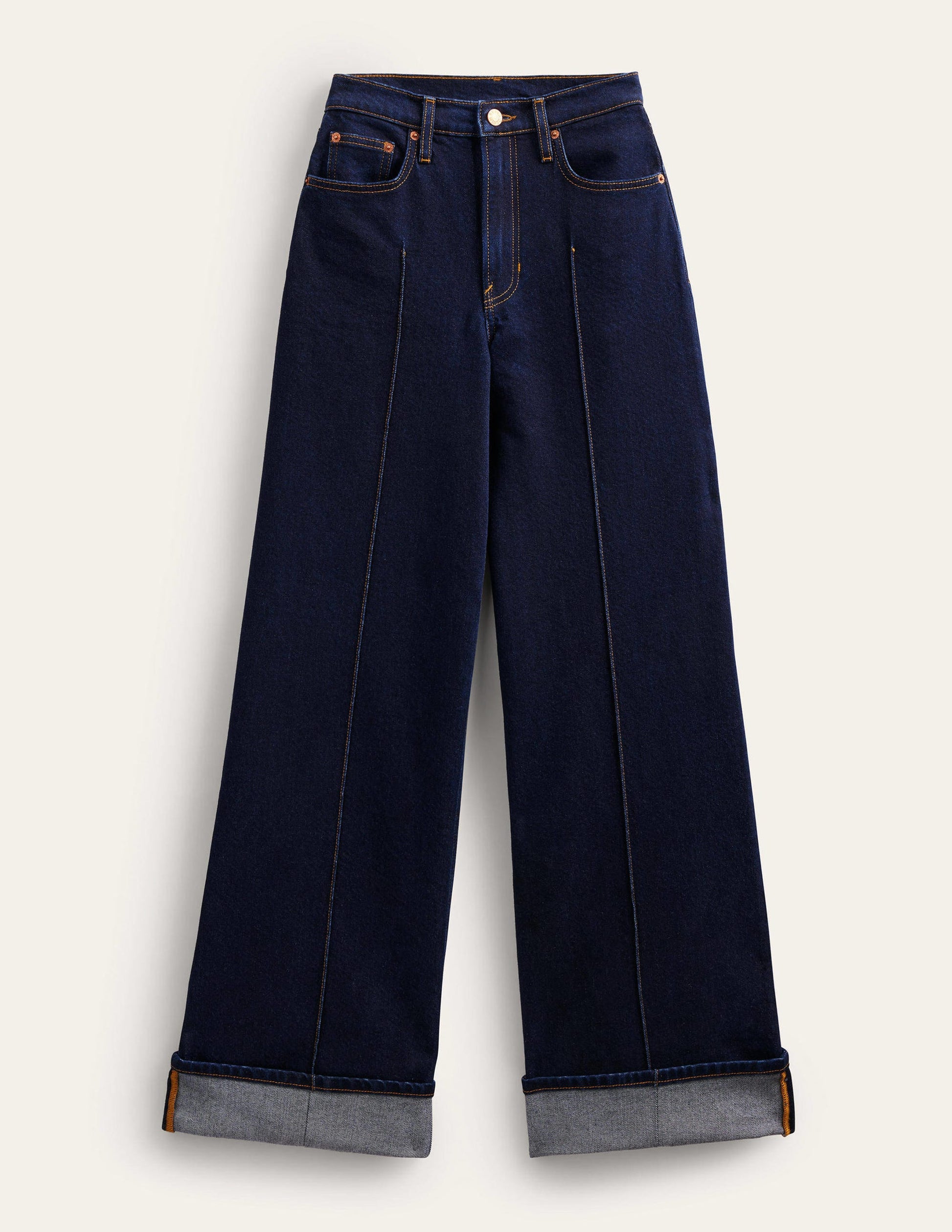 Turn-up Jeans-Indigo-6