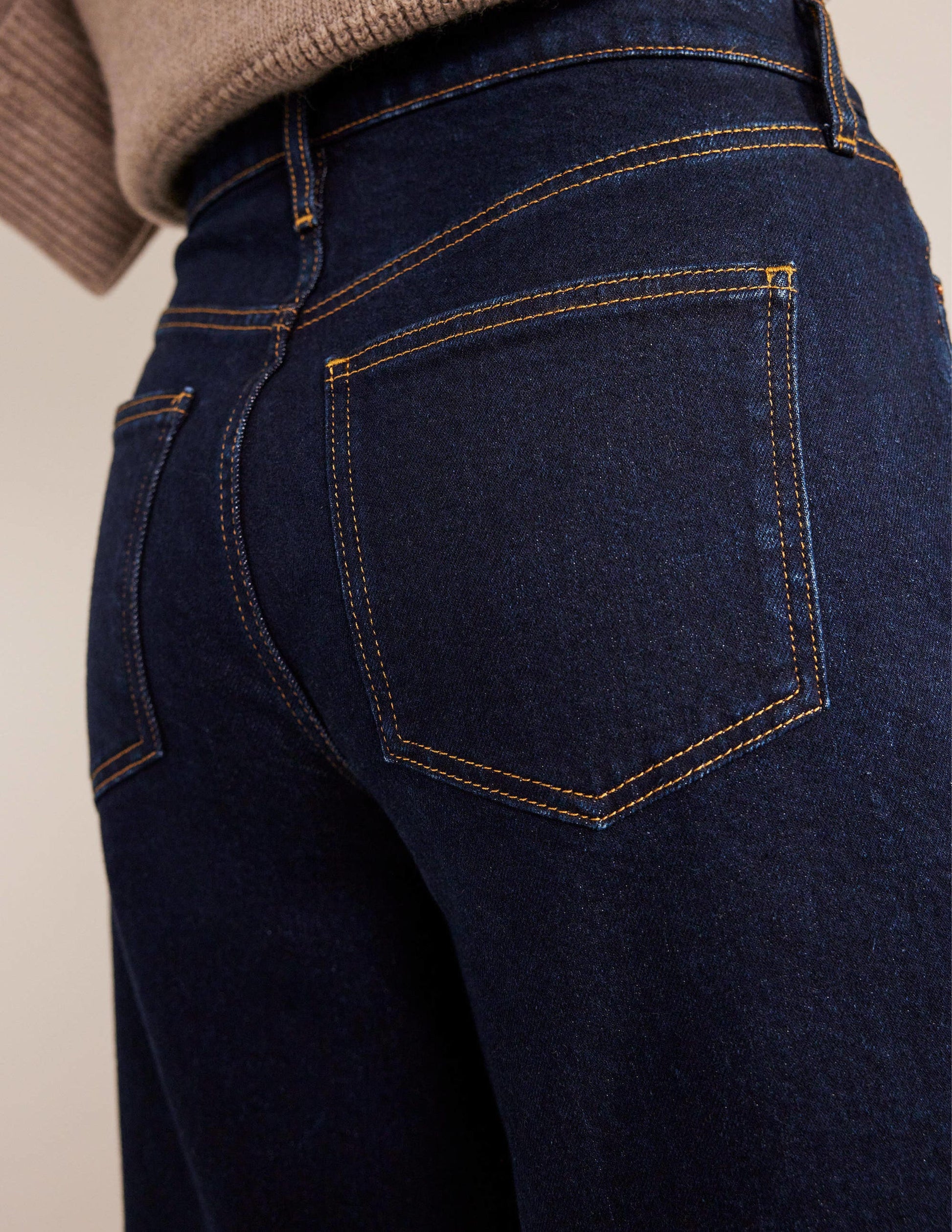Turn-up Jeans-Indigo-2