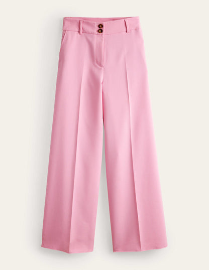 High Rise Wide Leg Trousers-PInk-5