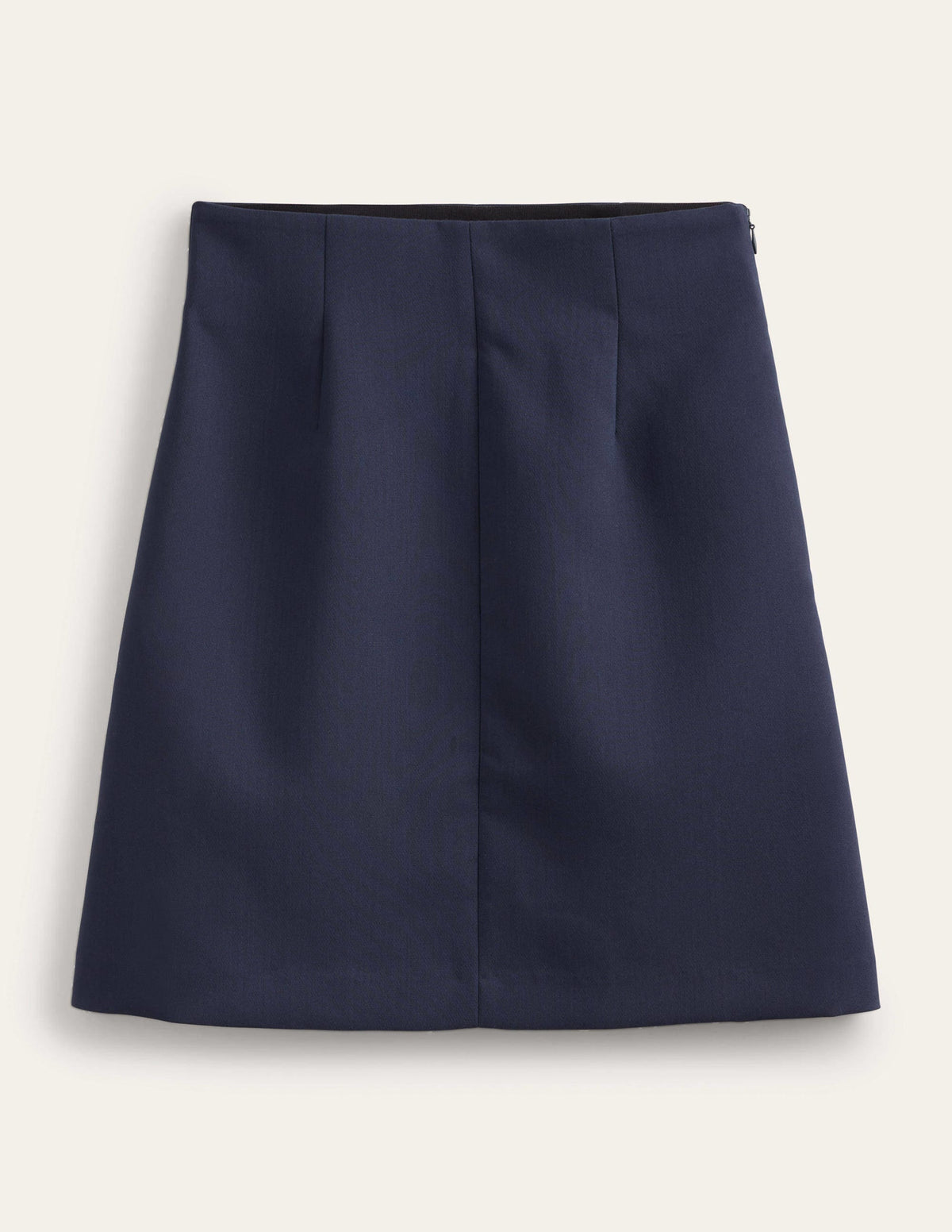 Bi-stretch Mini Skirt-Navy - Image 5