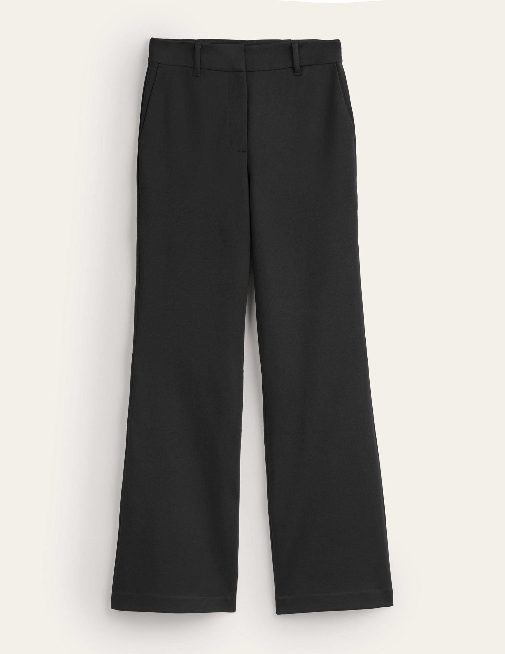 Hampshire Flared Trousers-Black-6