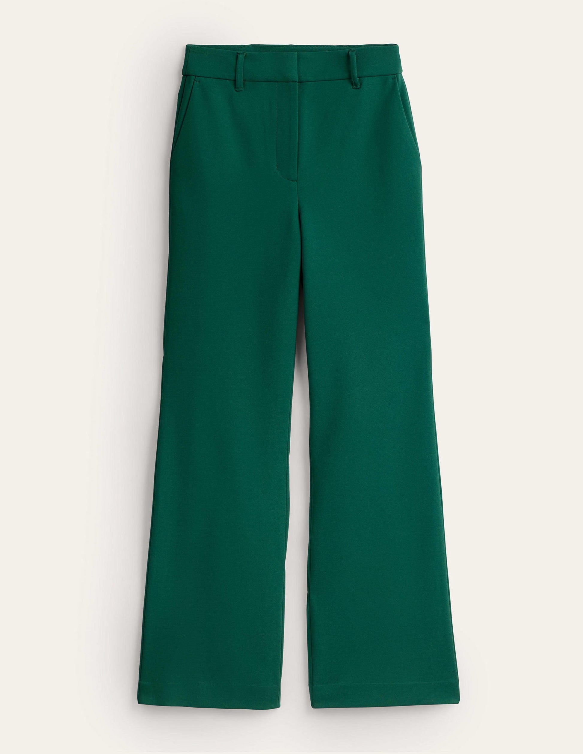 Hampshire Flared Trousers-Emerald Night-9