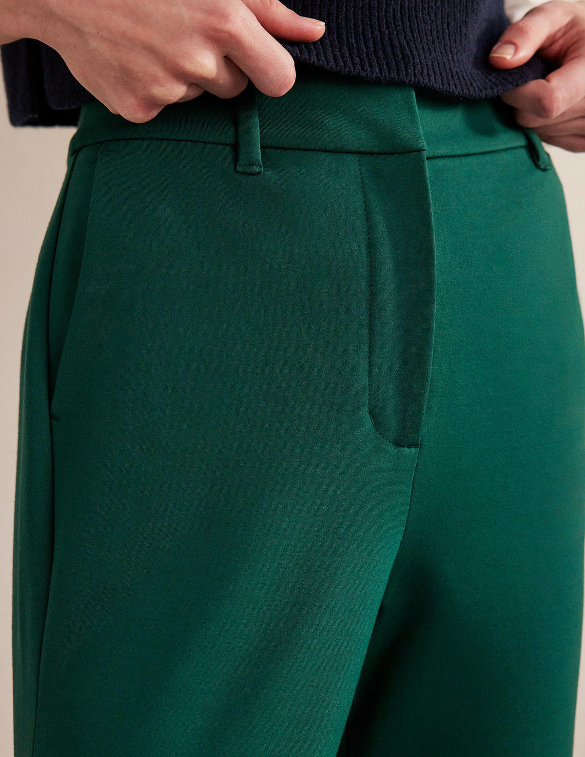 Hampshire Flared Trousers-Emerald Night - Image 5