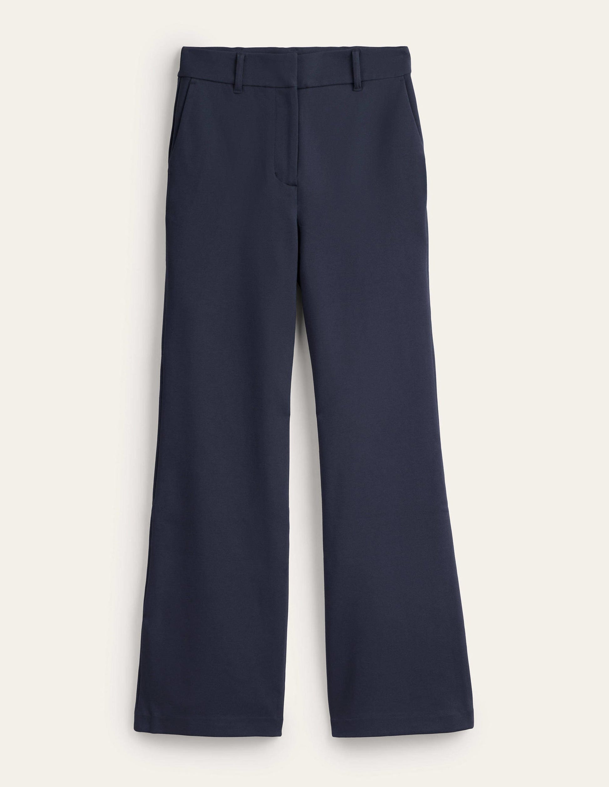 Hampshire Flared Trousers-Navy-6