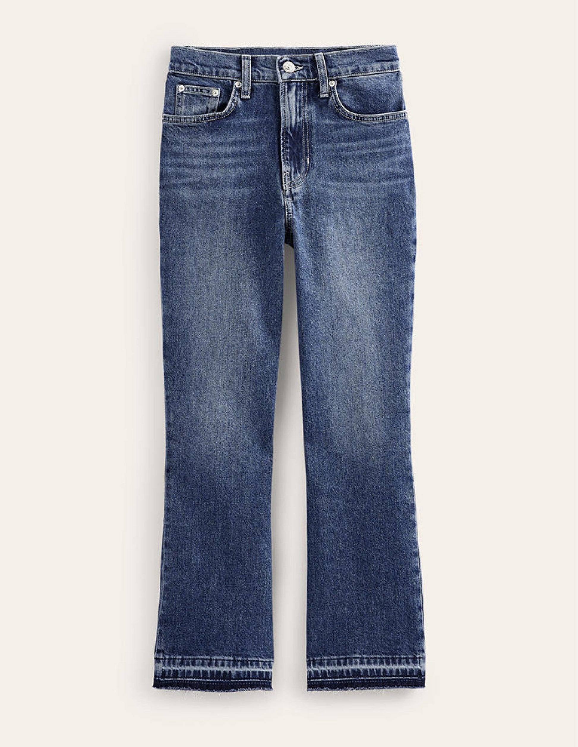 Mid Rise Baby Kick Jeans-Dark Vintage-8