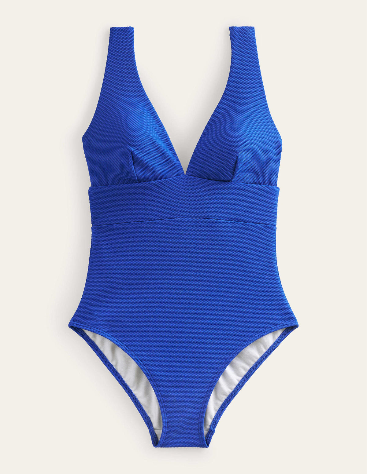 Porto V-neck Swimsuit-Cobalt Honeycomb-5