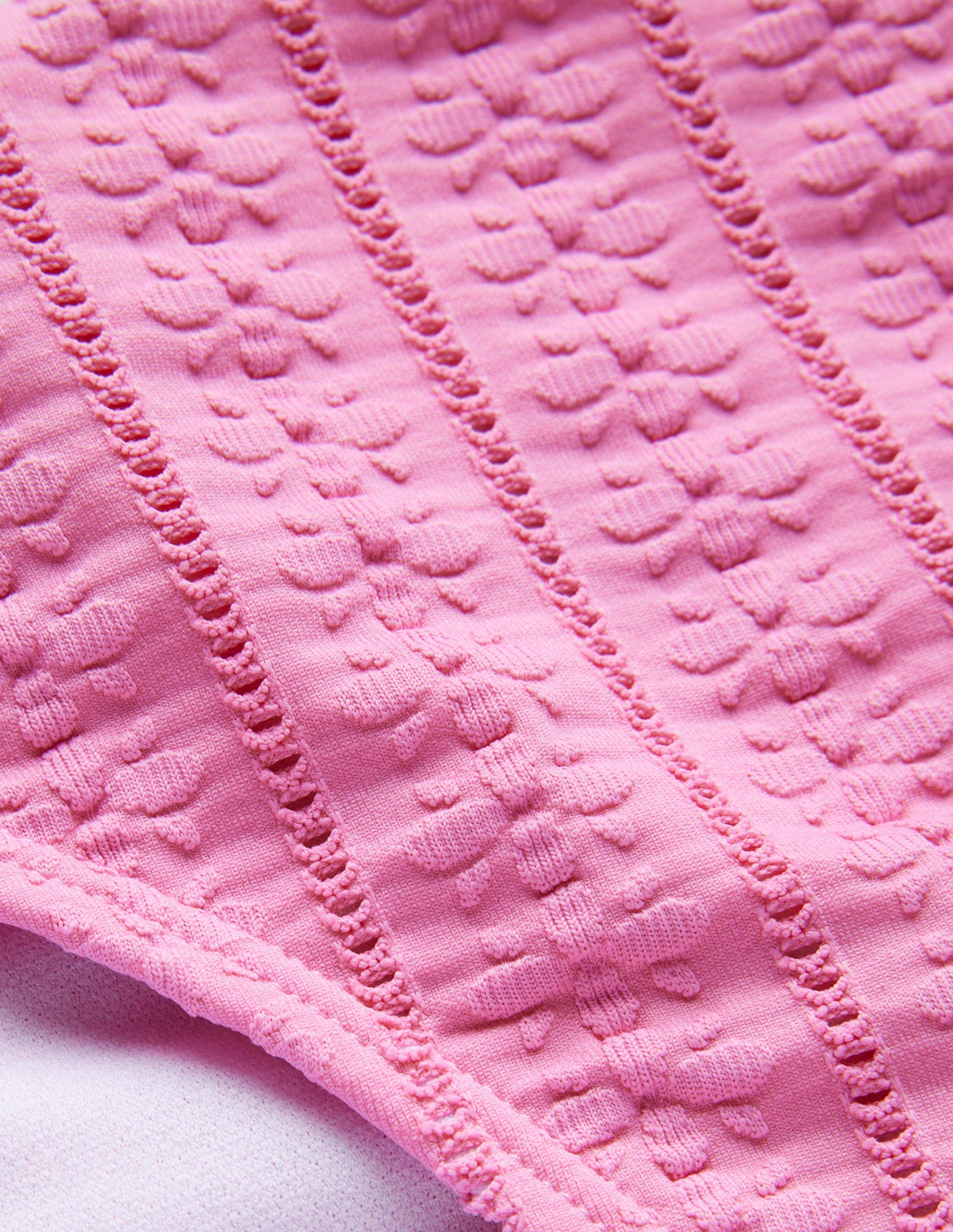 Classic Bikini Bottoms-Candy Floss Pink Texture-6