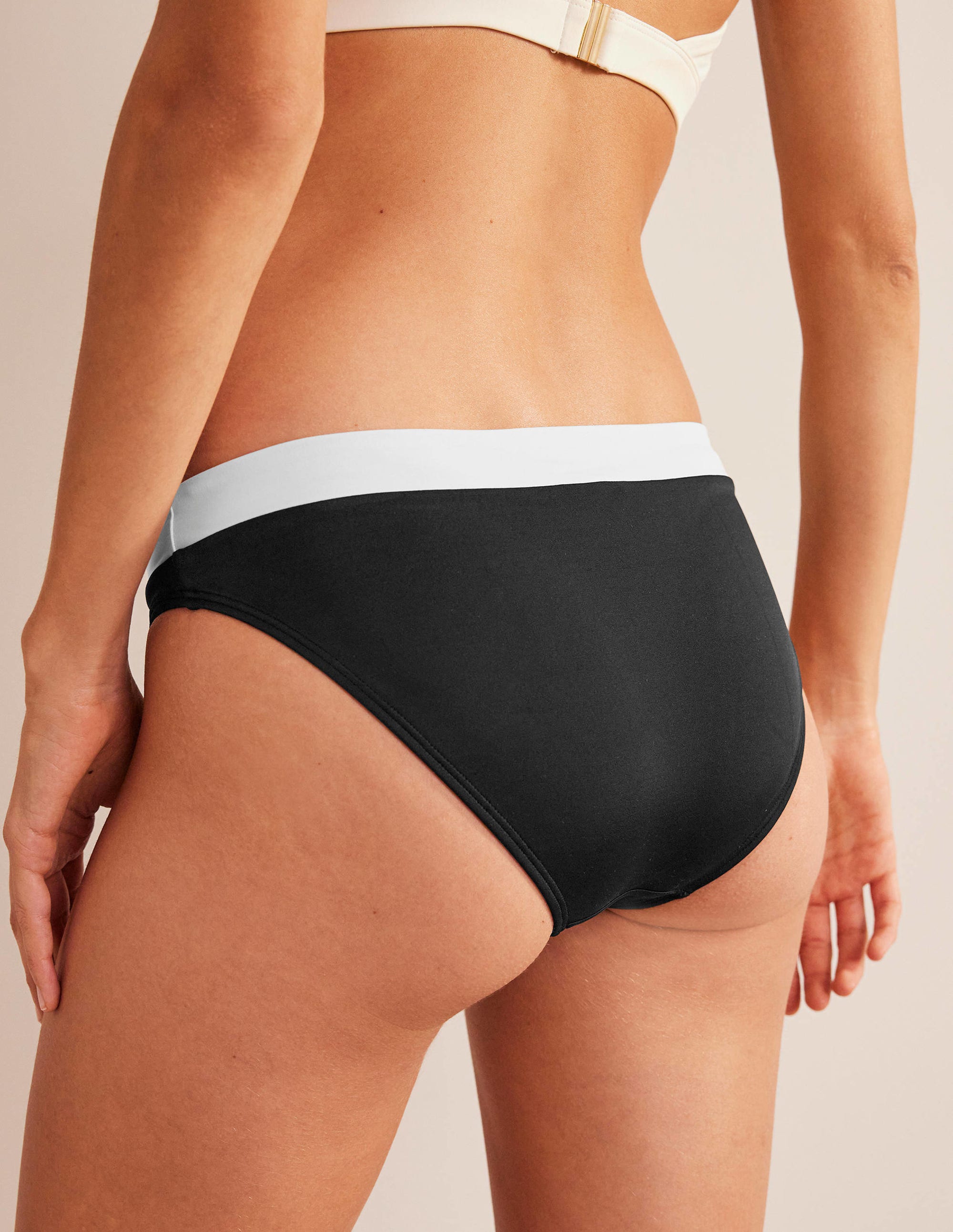 Ithaca Panel Bikini Bottoms-Black Colourblock - Image 4