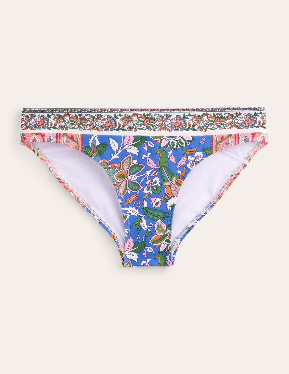 Ithaca Panel Bikini Bottoms-Delft, Paisley Vine - Image 5