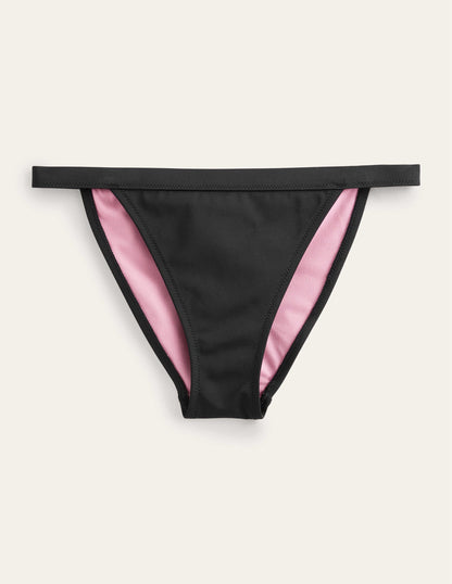 Tanga Bikini Bottoms-Black-5