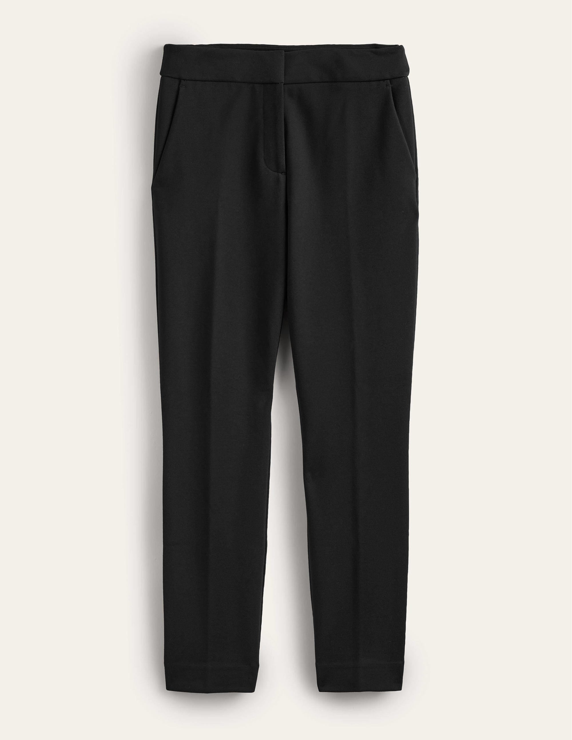 Hampshire 7/8 Ponte Trousers-BLACK - Image 6
