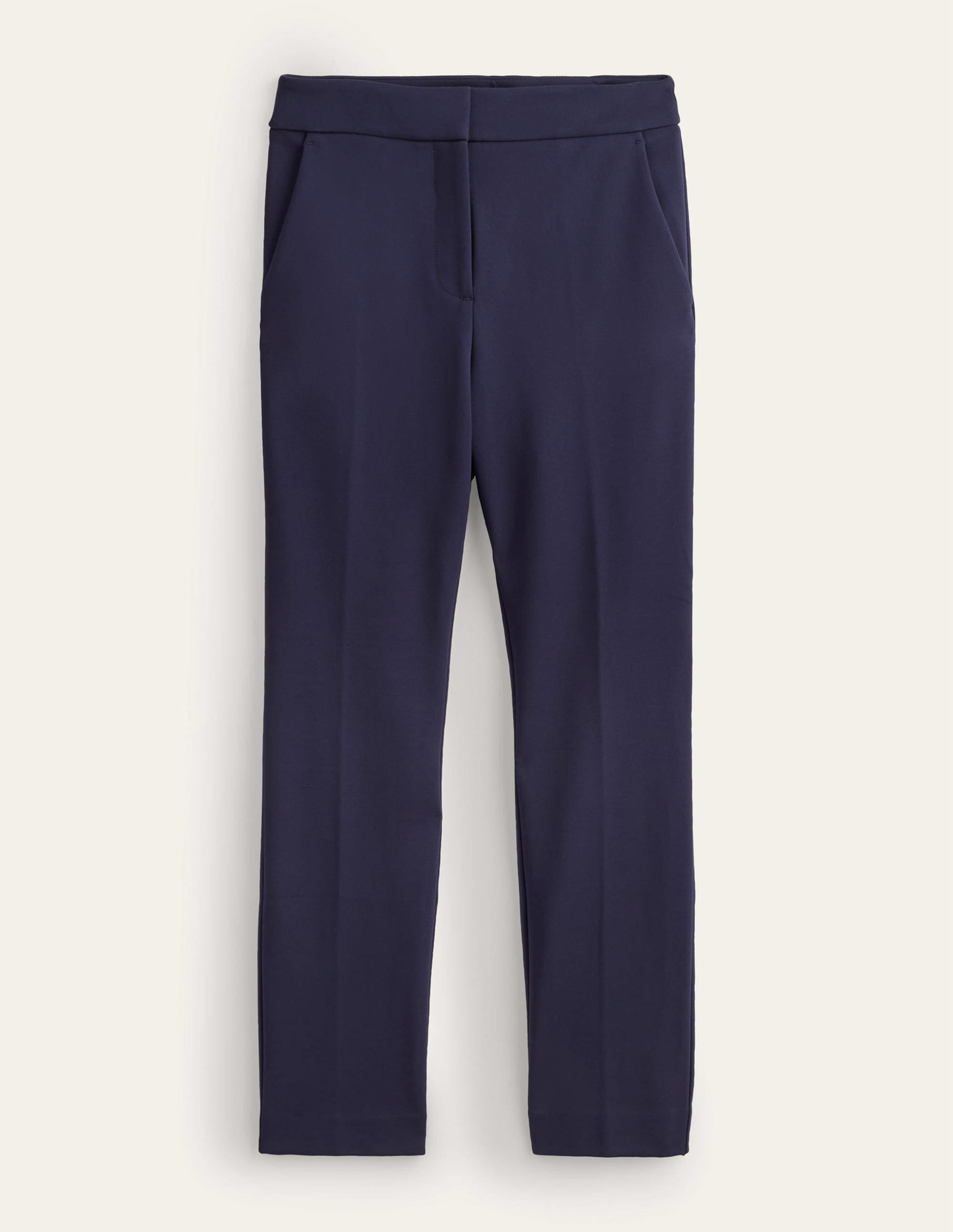 Hampshire 7/8 Ponte Trousers-Navy - Image 5