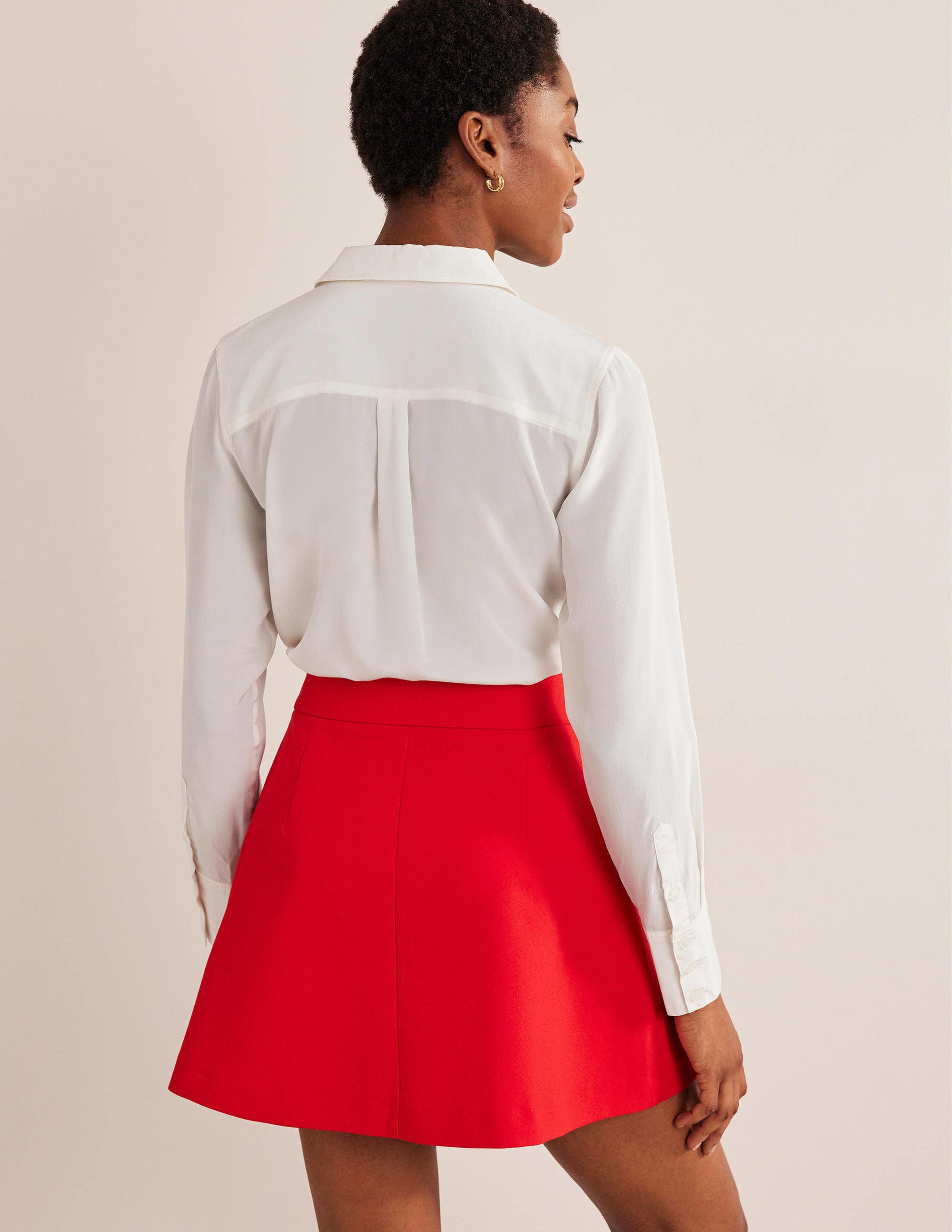 Silk Shirt-Ivory - Image 5