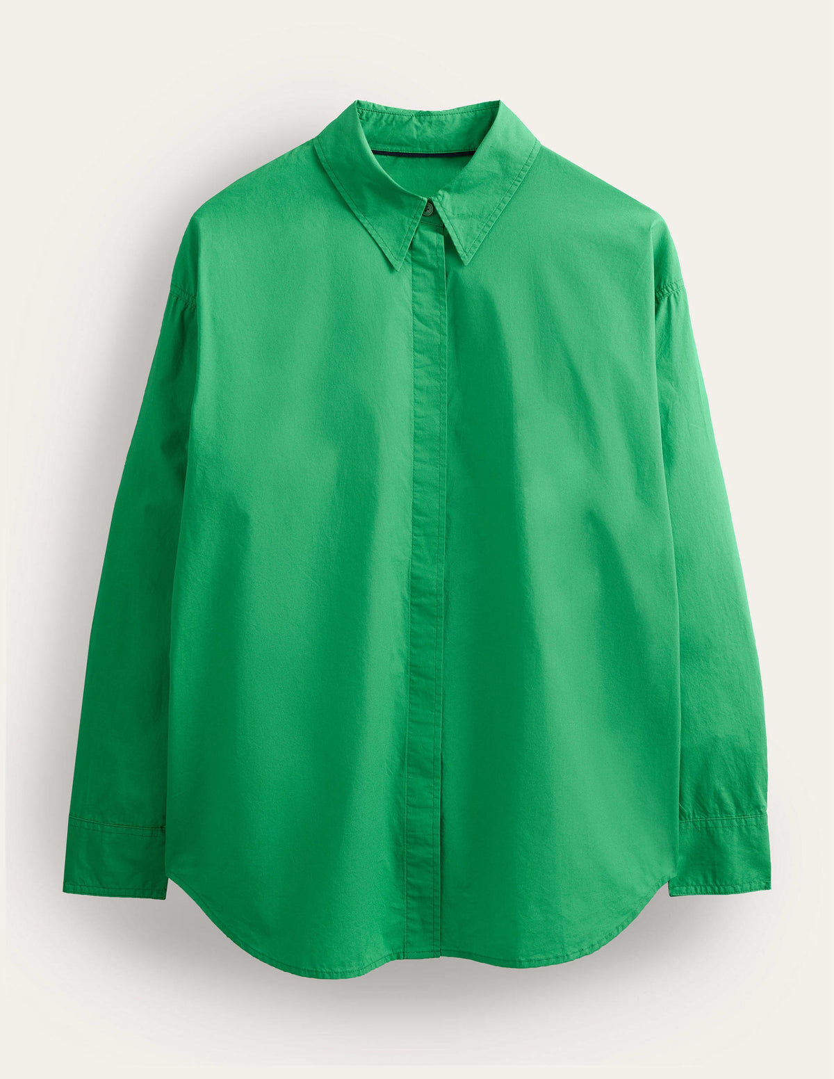 Oversized Cotton Shirt-Green Bee - Image 7