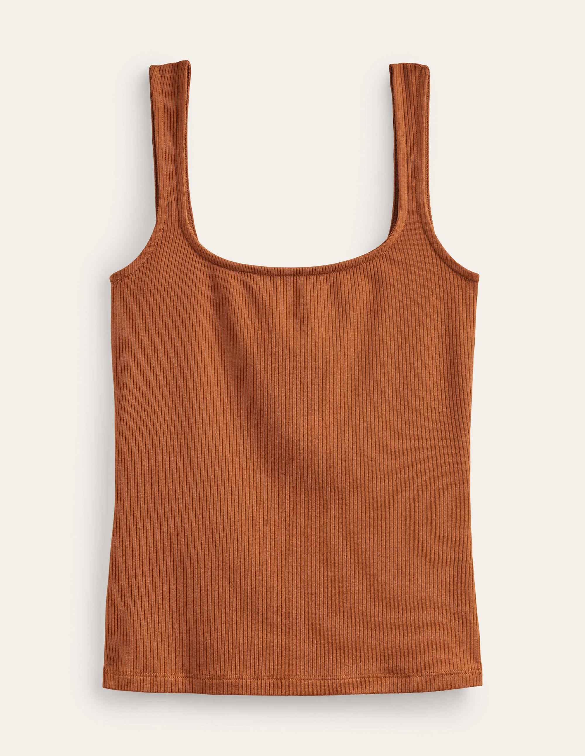 Soft Ribbed Vest-Pumpkin - Image 6