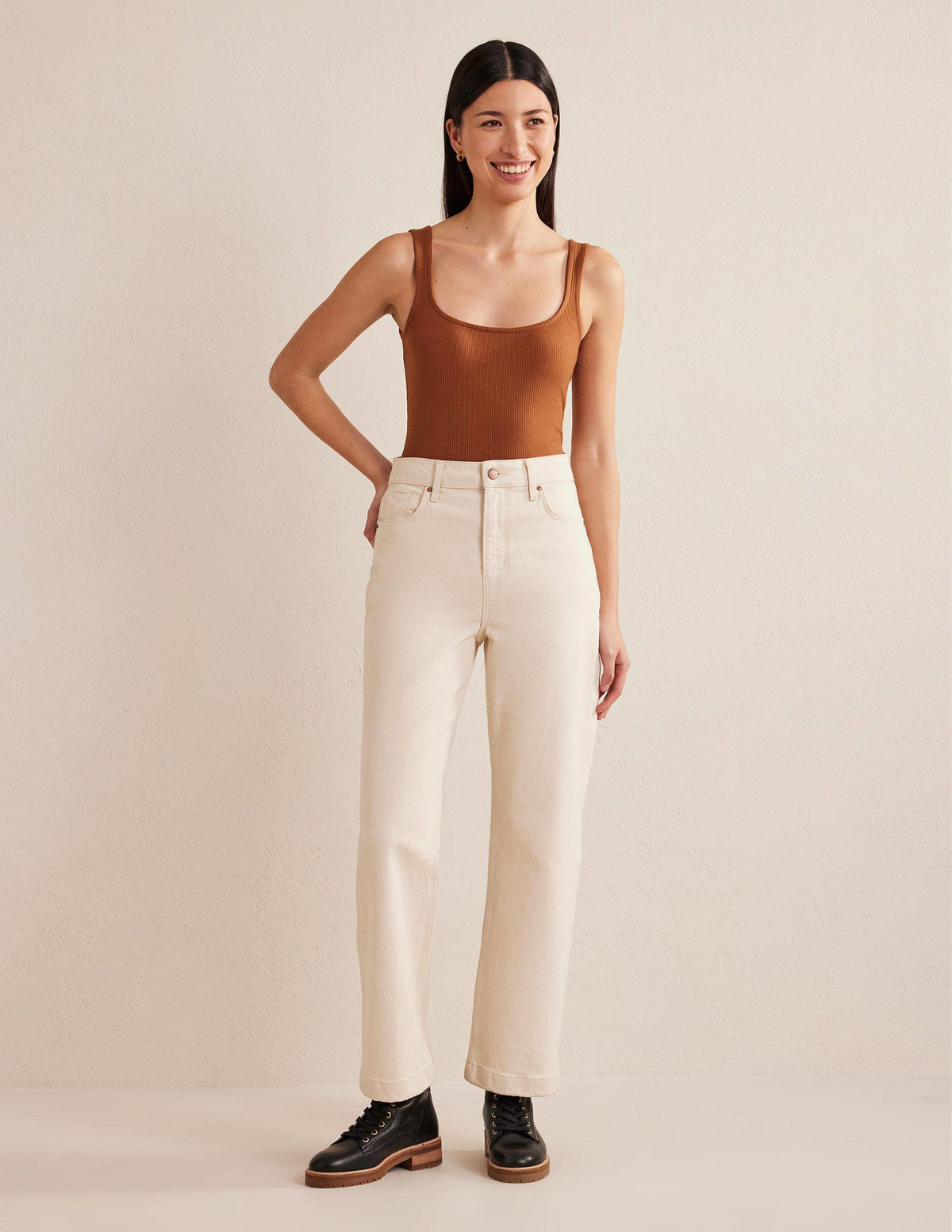 Soft Ribbed Vest-Pumpkin-5