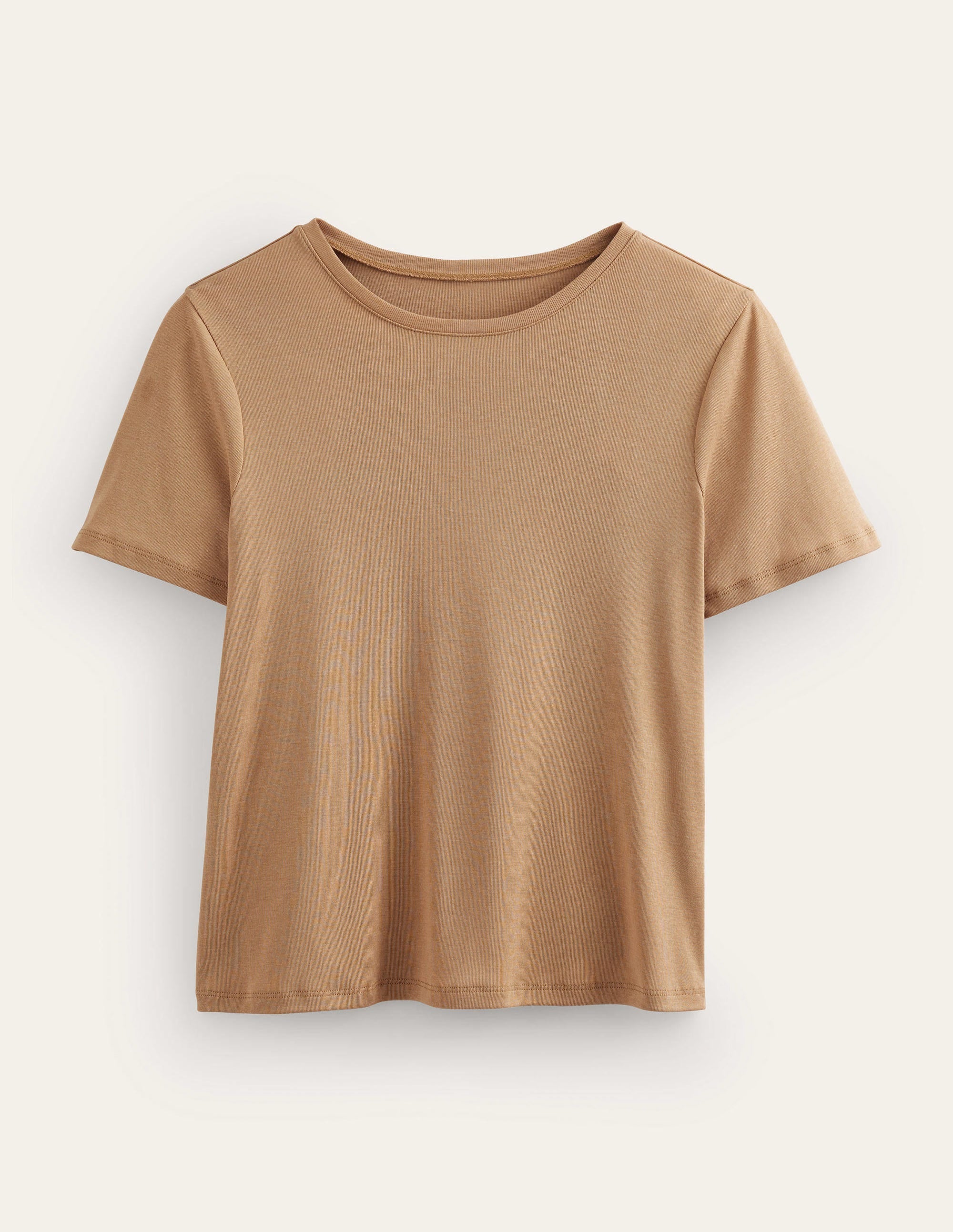Soft Touch T-Shirt-Camel - Image 6
