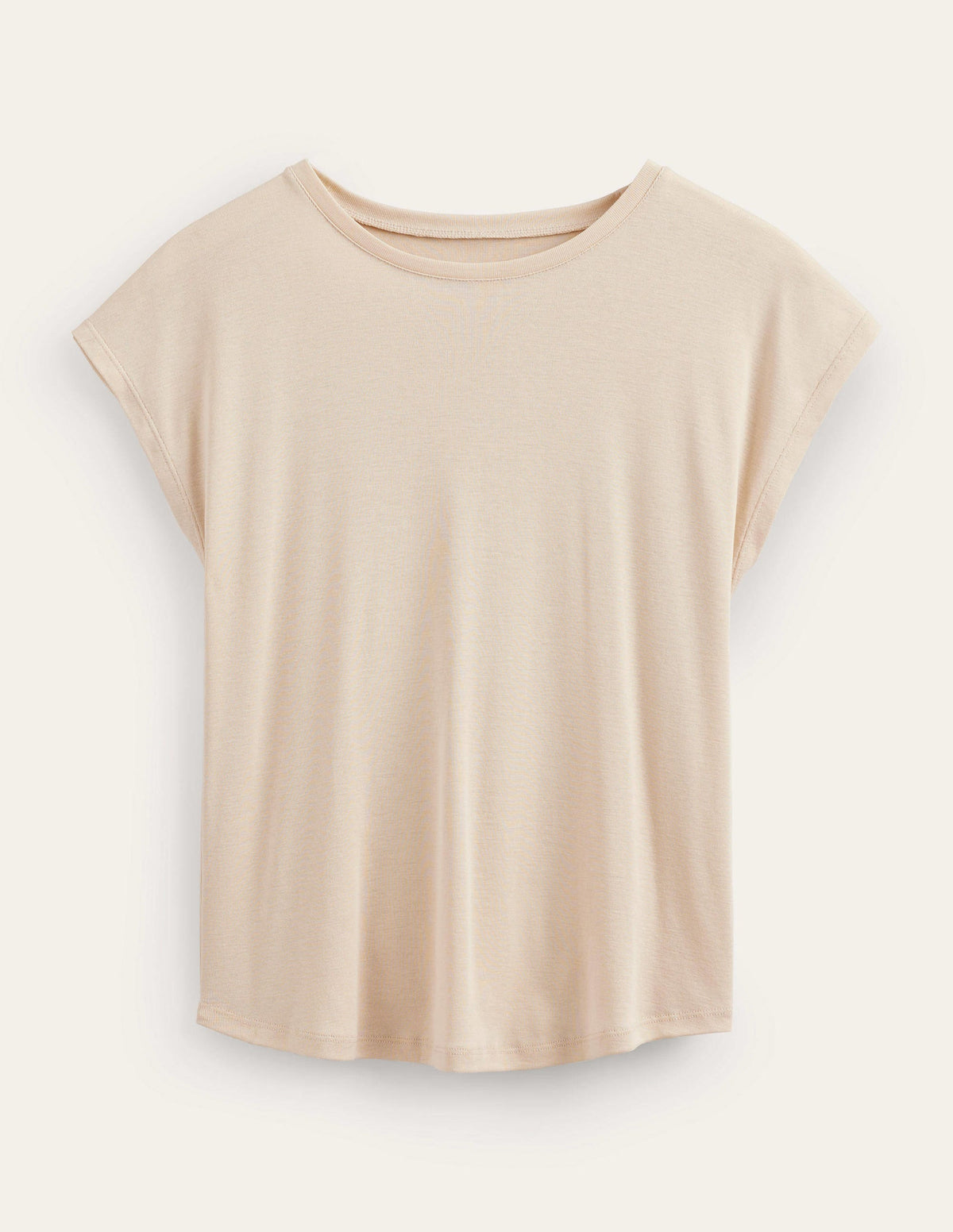 Soft Touch Sleeveless Top-Pearl Barley - Image 5