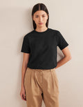 Perfect Cotton T-Shirt-Black