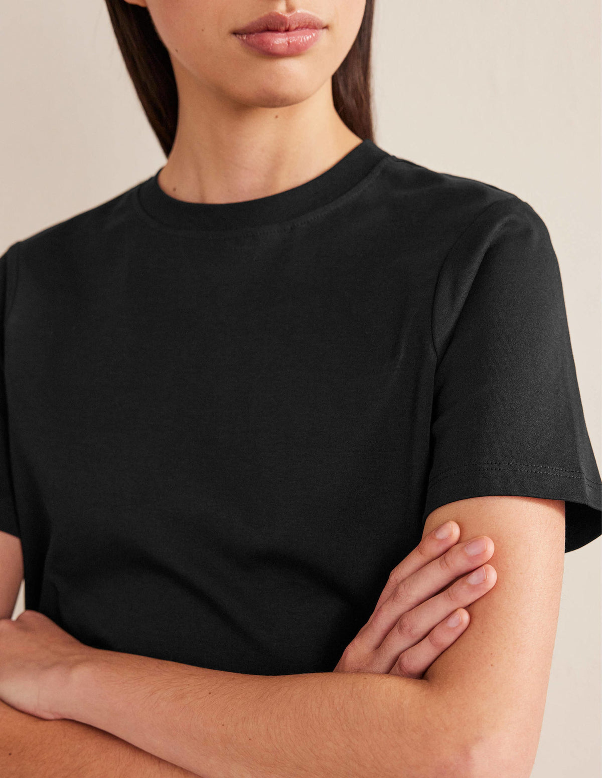 Perfect Cotton T-Shirt-Black - Image 2