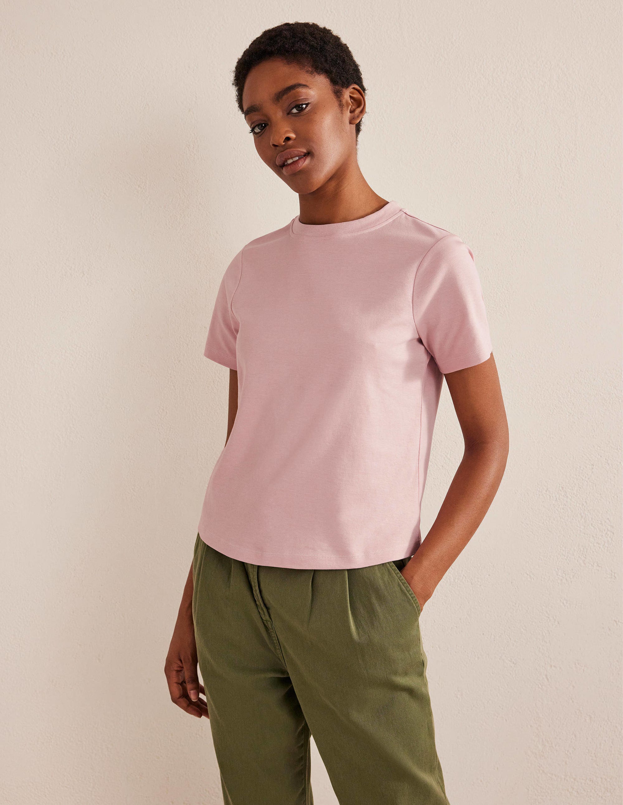 Perfect Cotton T-Shirt-Milkshake - Image 4