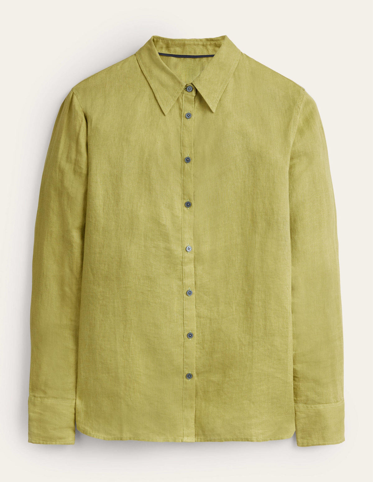 New Linen Shirt-Golden Lime - Image 5