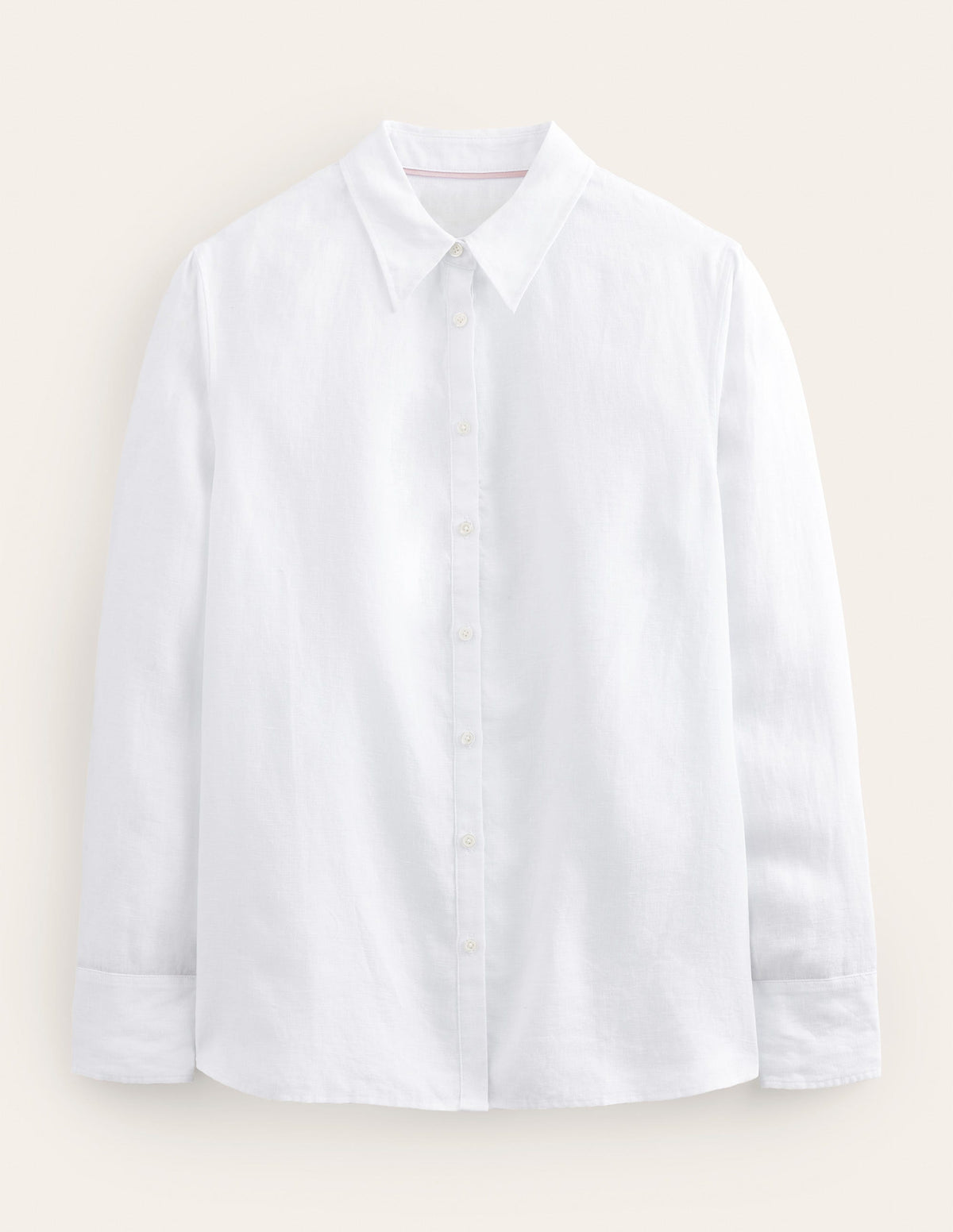 New Linen Shirt-White - Image 7