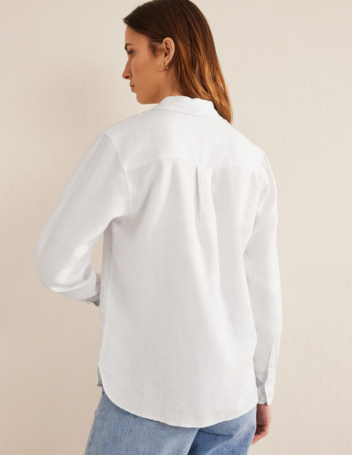 New Linen Shirt-White-3