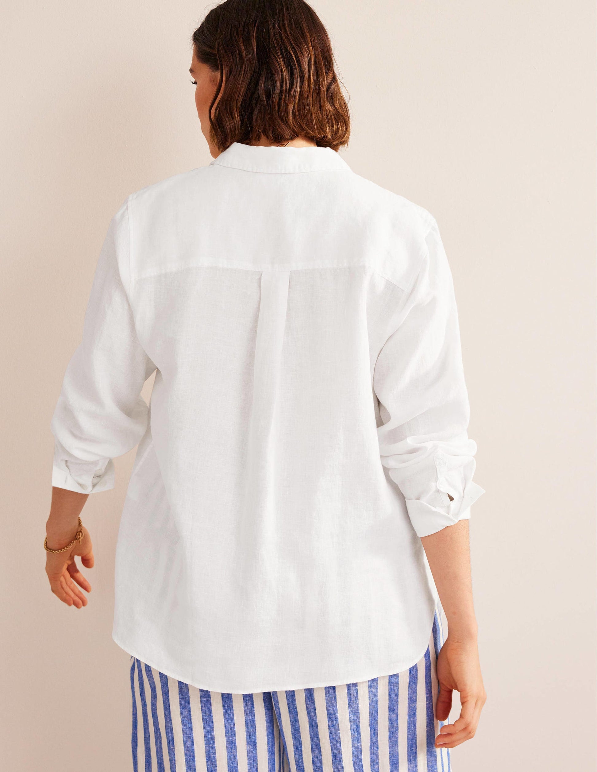 New Linen Shirt-White-6
