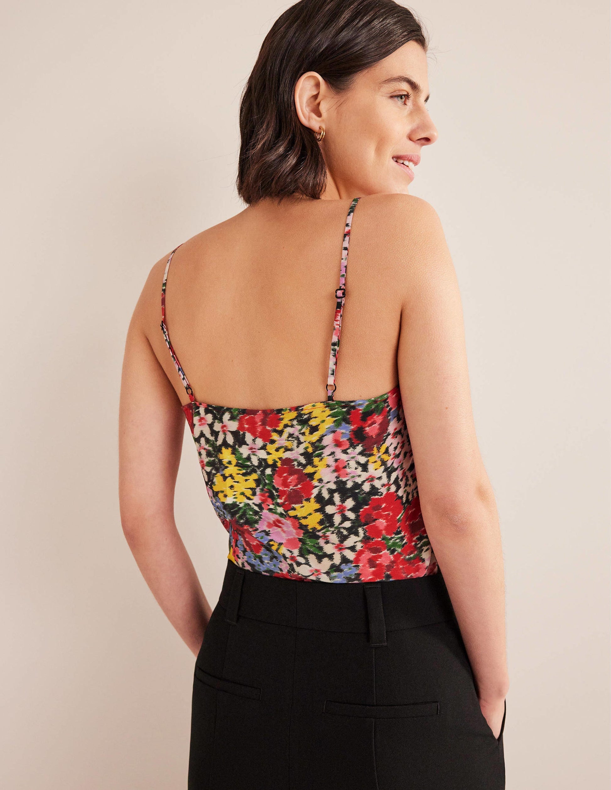 Silk Cami-Multi, Moire Bloom-3