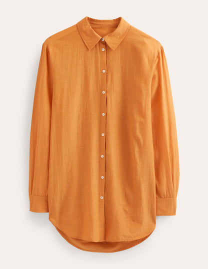 Holiday Longerline Shirt-Harvest Gold-6