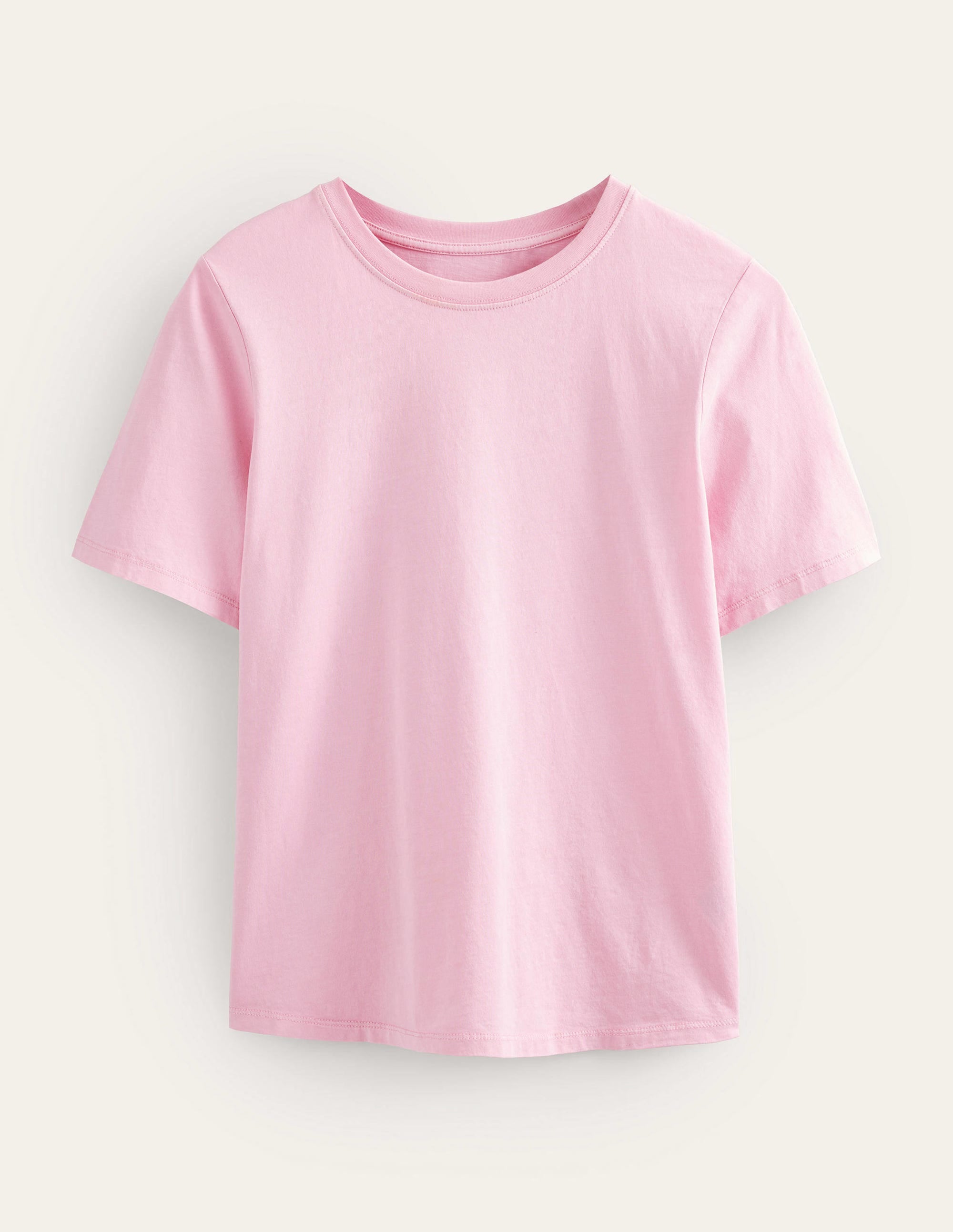 Vegetable Dyed Crew T-Shirt-Pink - Image 5