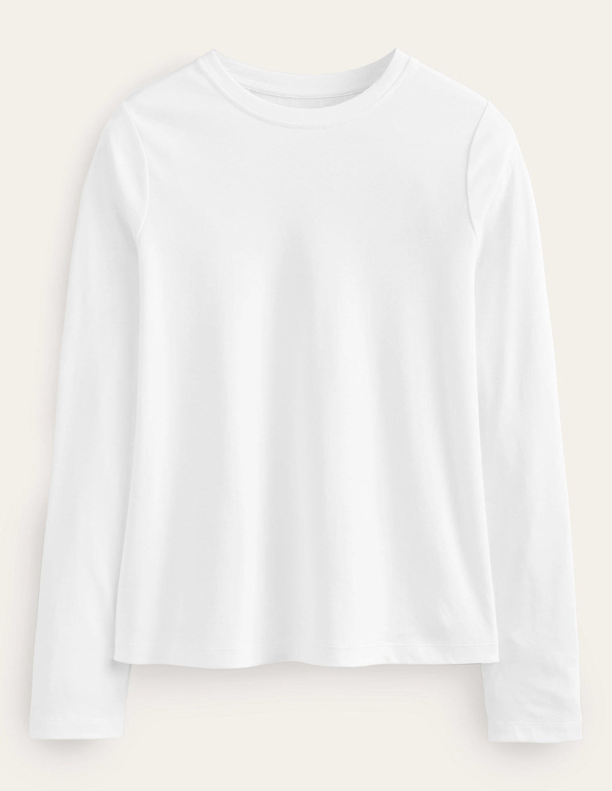 Perfect Long Sleeve T-Shirt-White-5