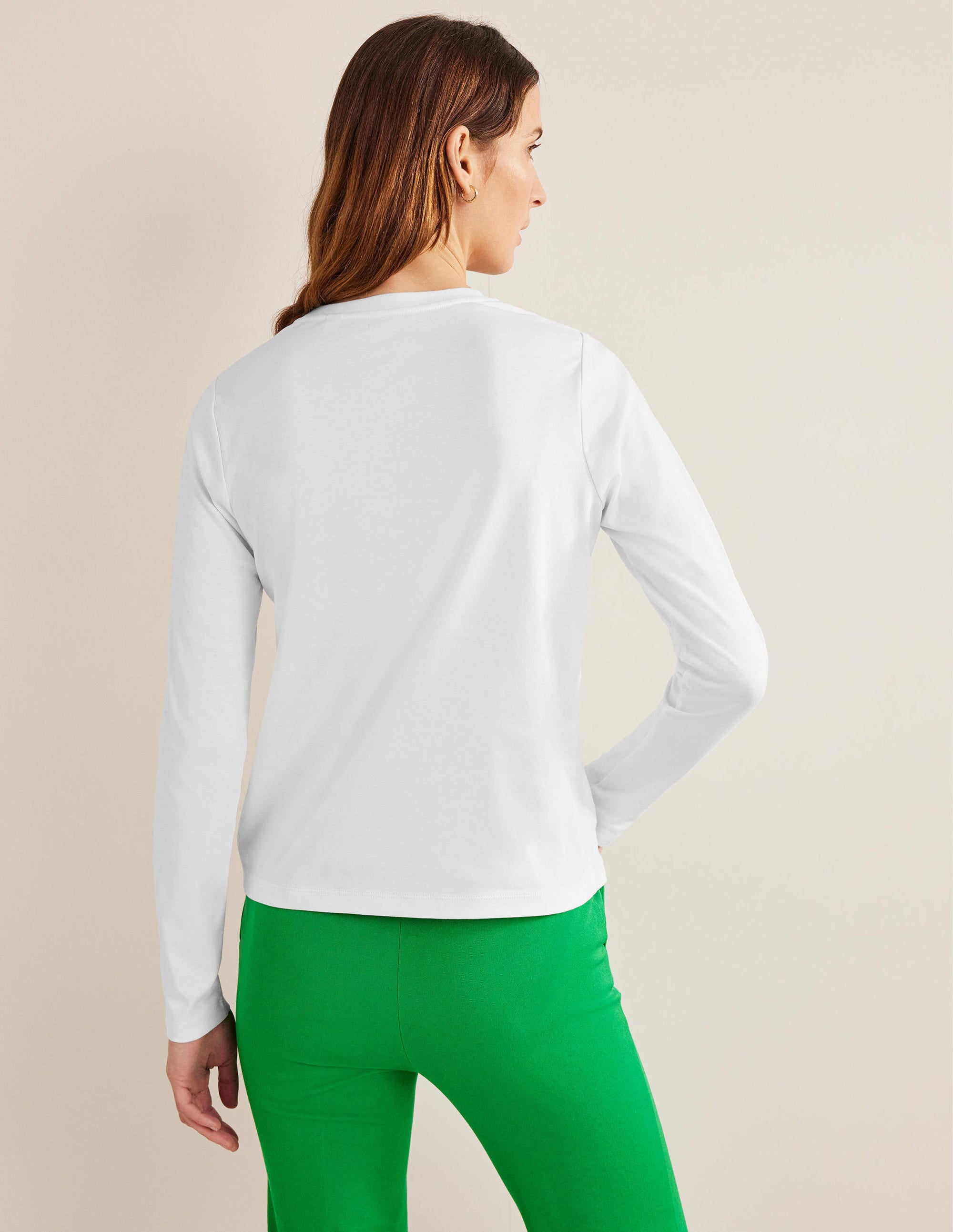 Perfect Long Sleeve T-Shirt-White - Image 3