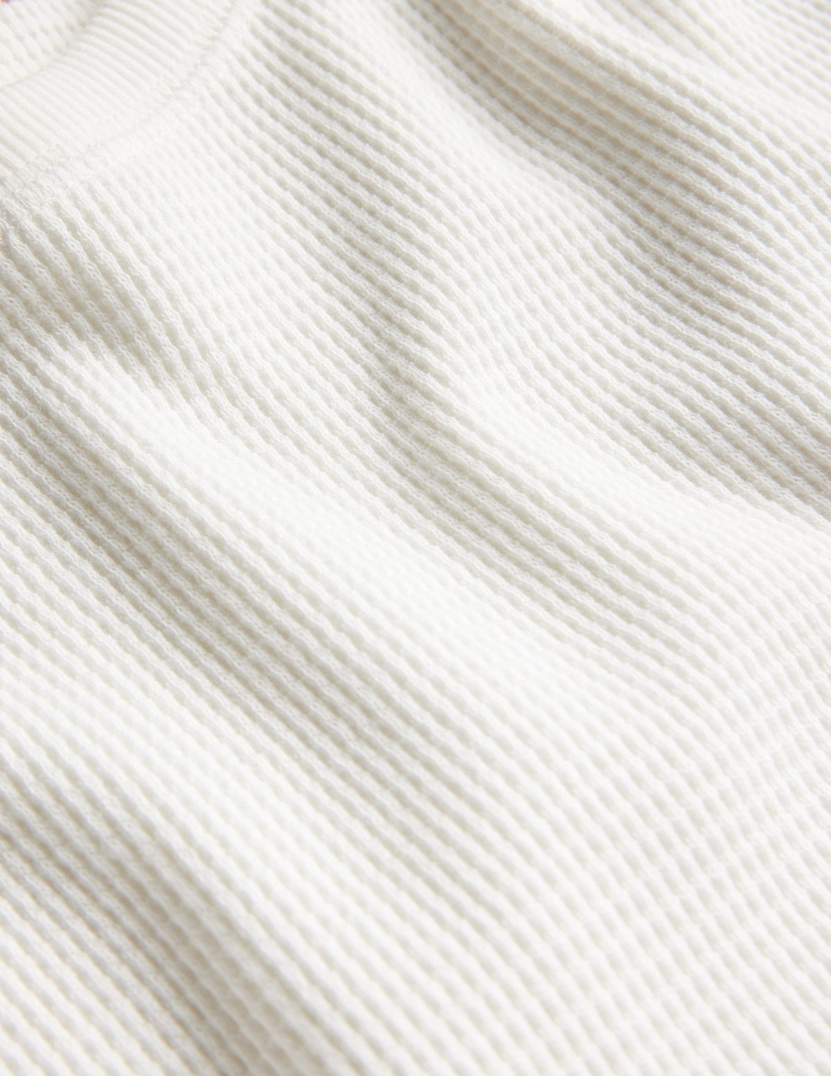 Textured Waffle Detail Top-Ivory - Image 6