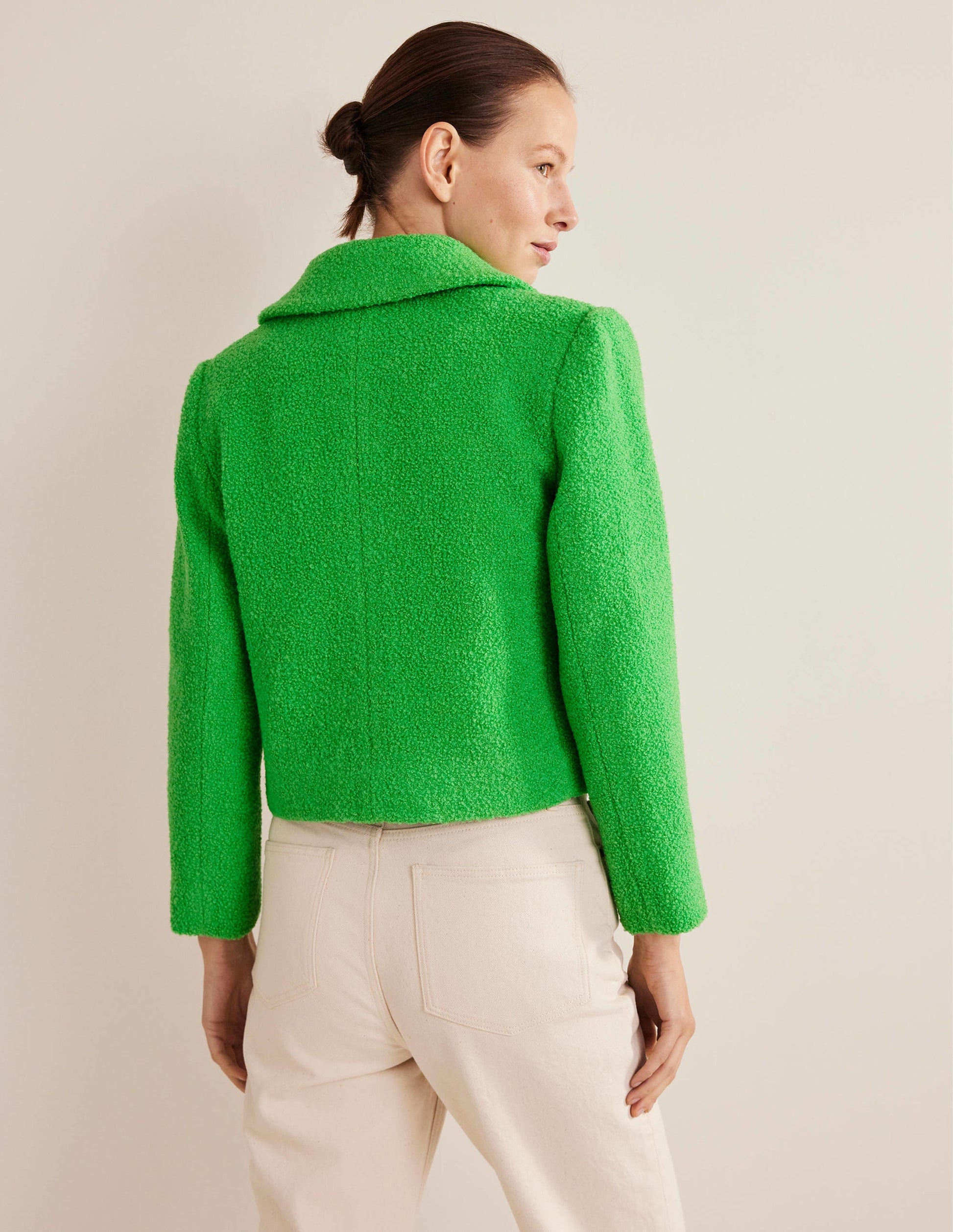 Rye Cropped Jacket-Iguana Green-3