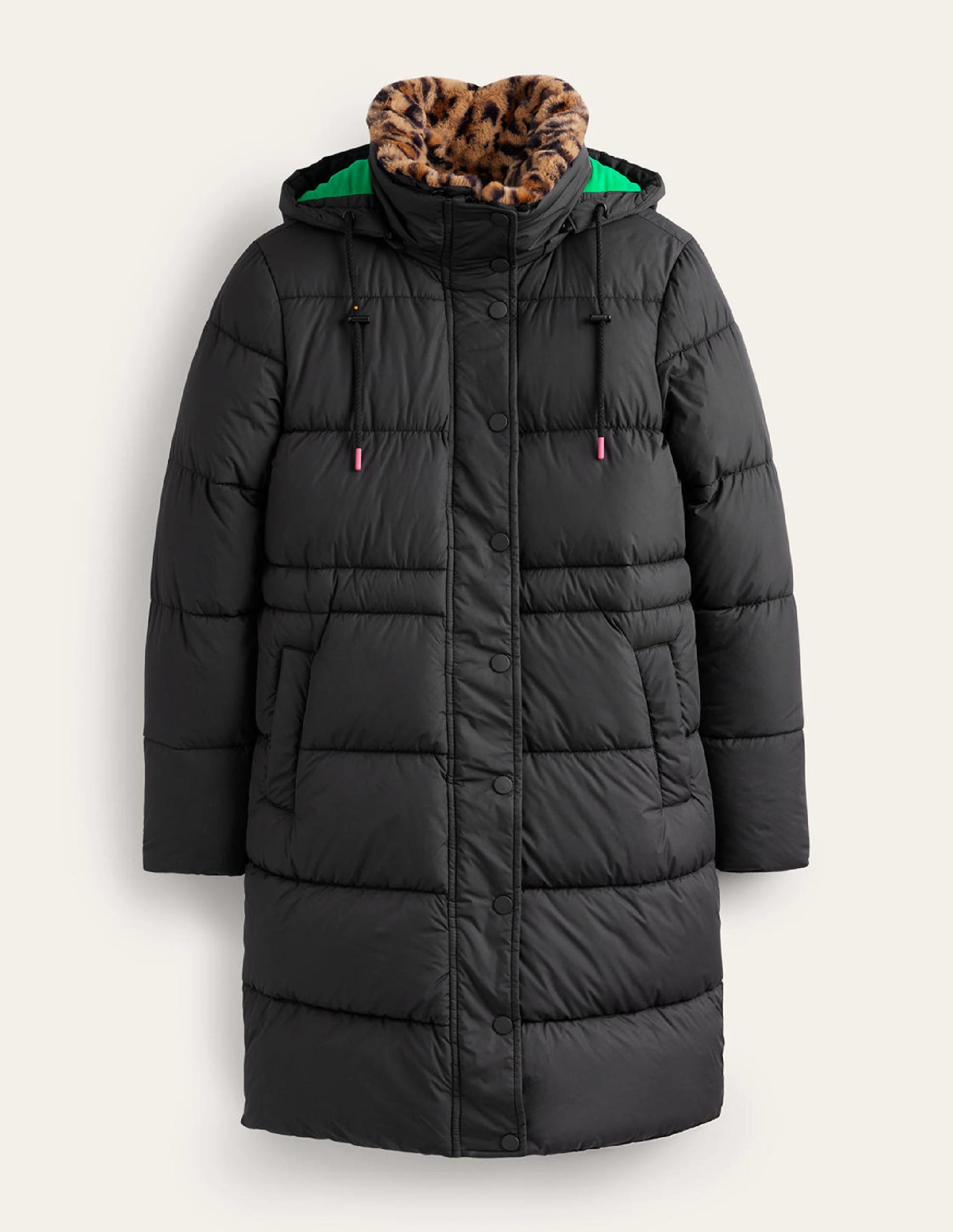 Bamburgh Puffer Coat-BLACK - Image 7