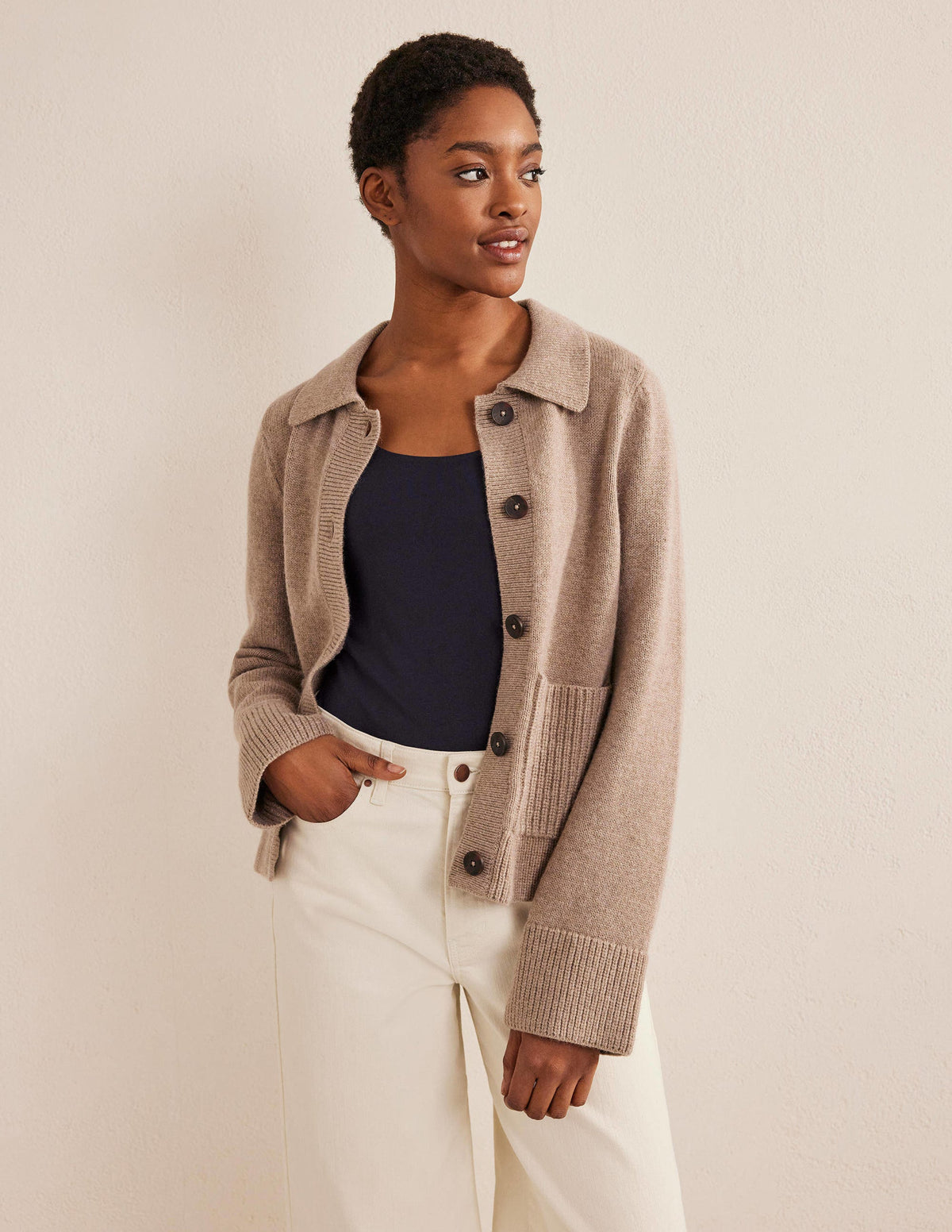 Double Layer Front Top-Navy - Image 4