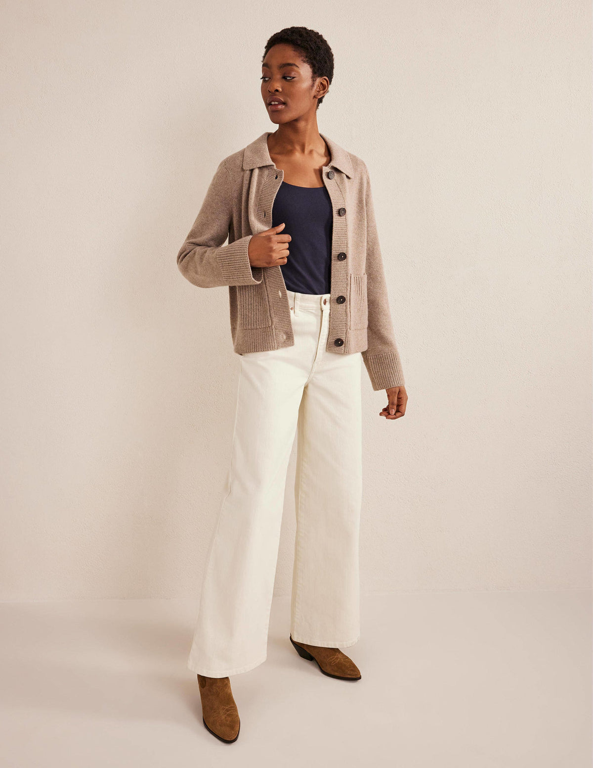 Double Layer Front Top-Navy-5