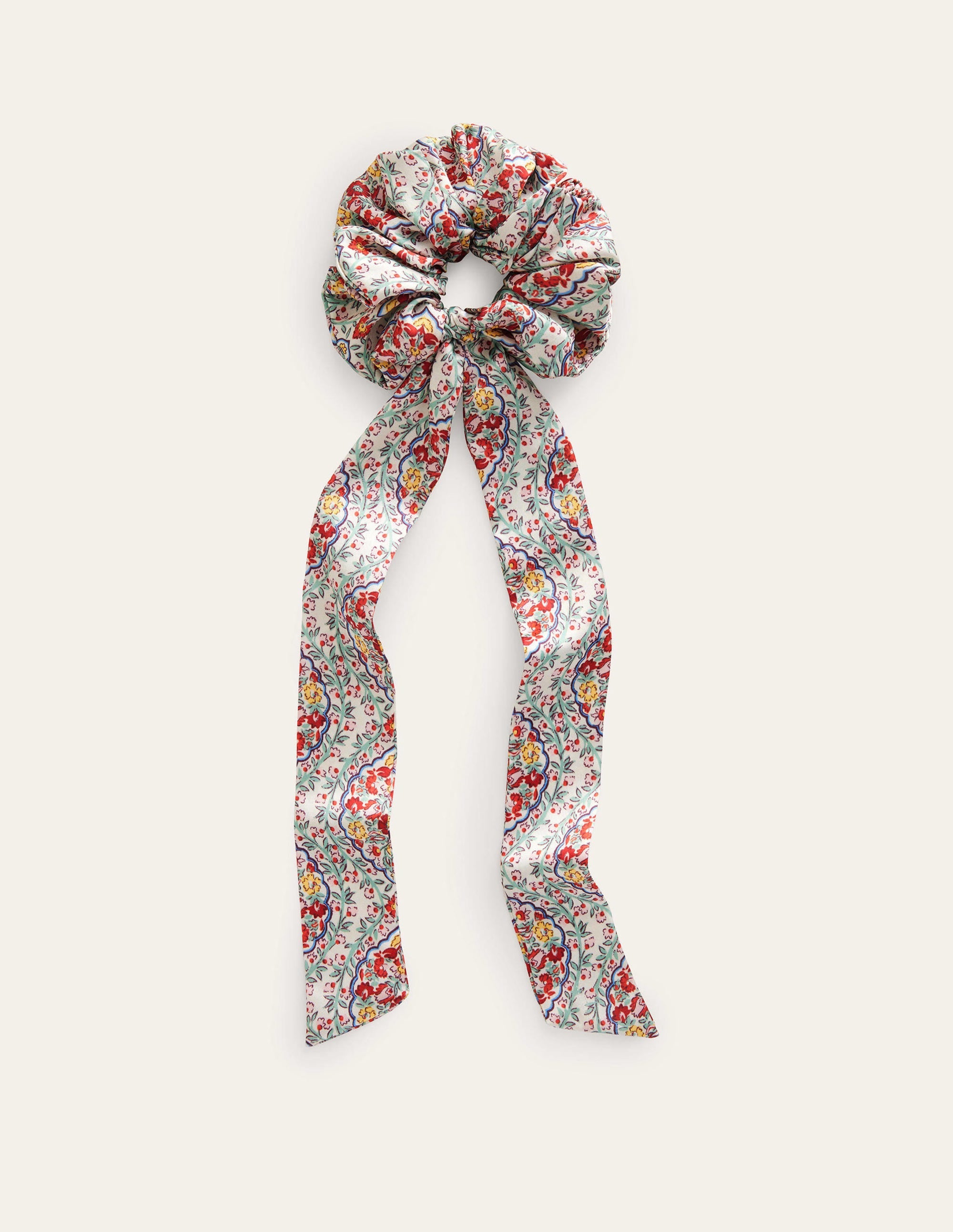 Scarf Hair Scrunchie-Multi Vine, Terrace - Image 2