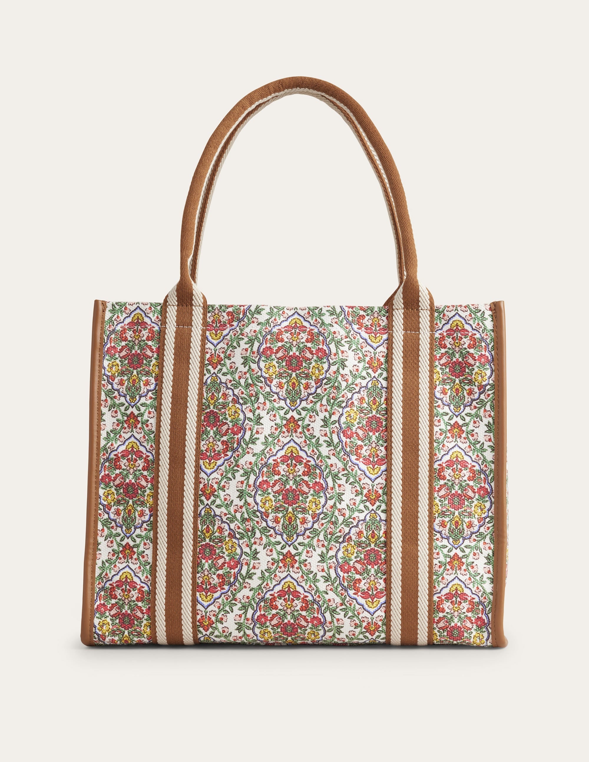 Tilda Canvas Tote Bag-Multi Vine, Terrace - Image 3