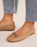 Kitty Flexi Sole Ballet Pumps-Maple Sugar