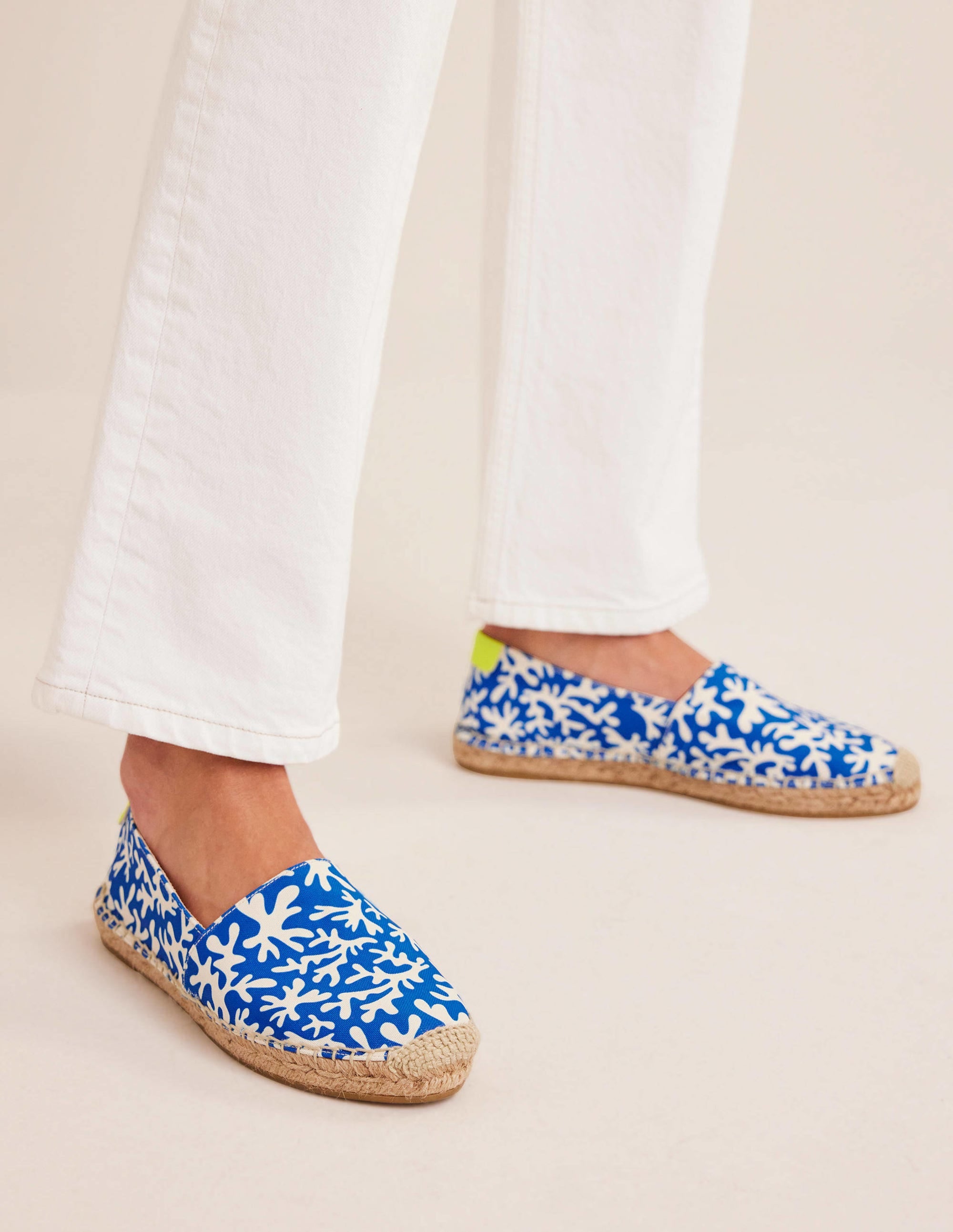 Classic Flat Espadrilles-Moroccan Blue - Image 1