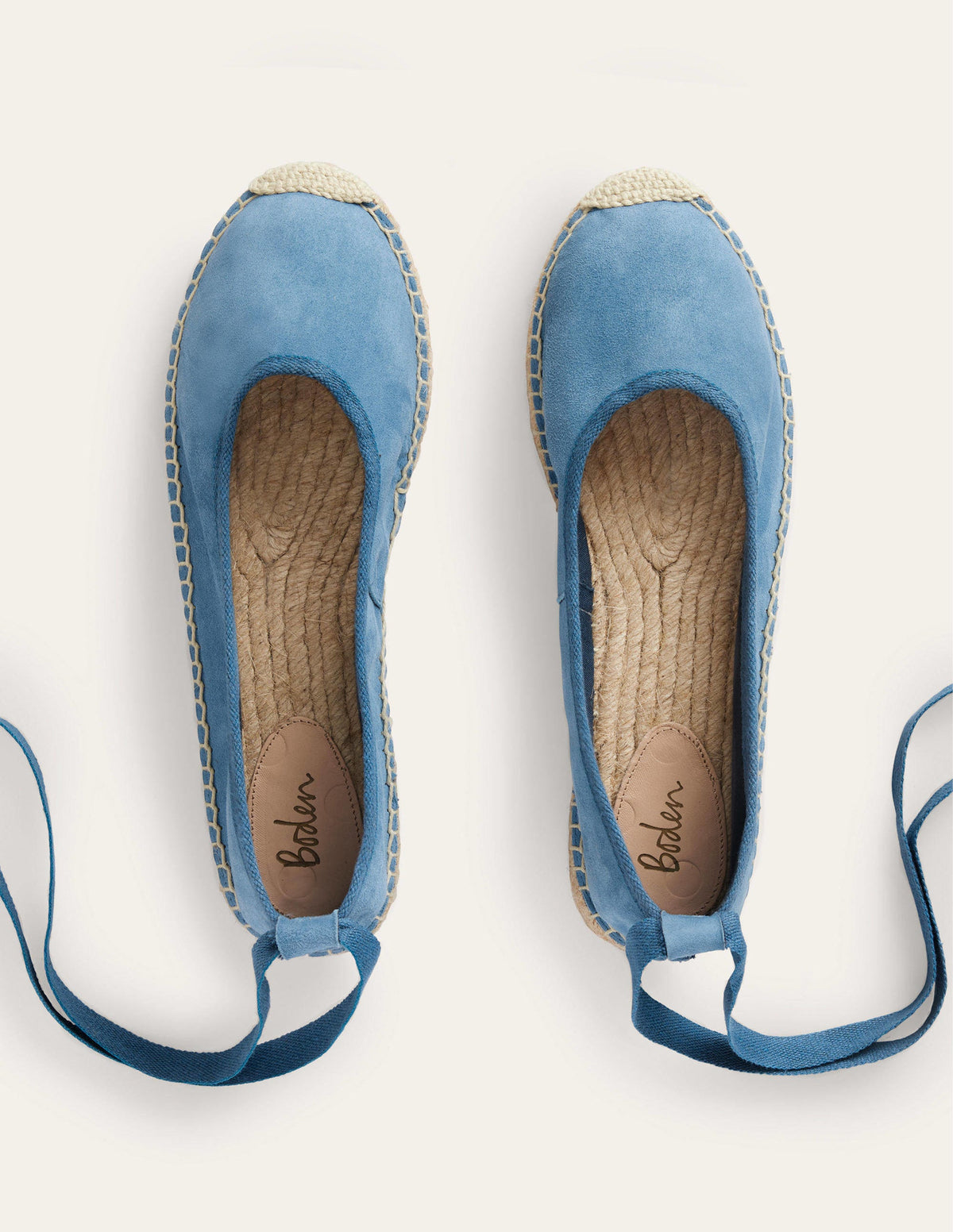 Ankle Tie Espadrilles-Corporal Blue-5