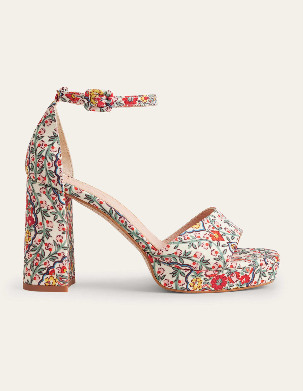 Heeled Platform Sandals-Multi, Vine Terrace-2